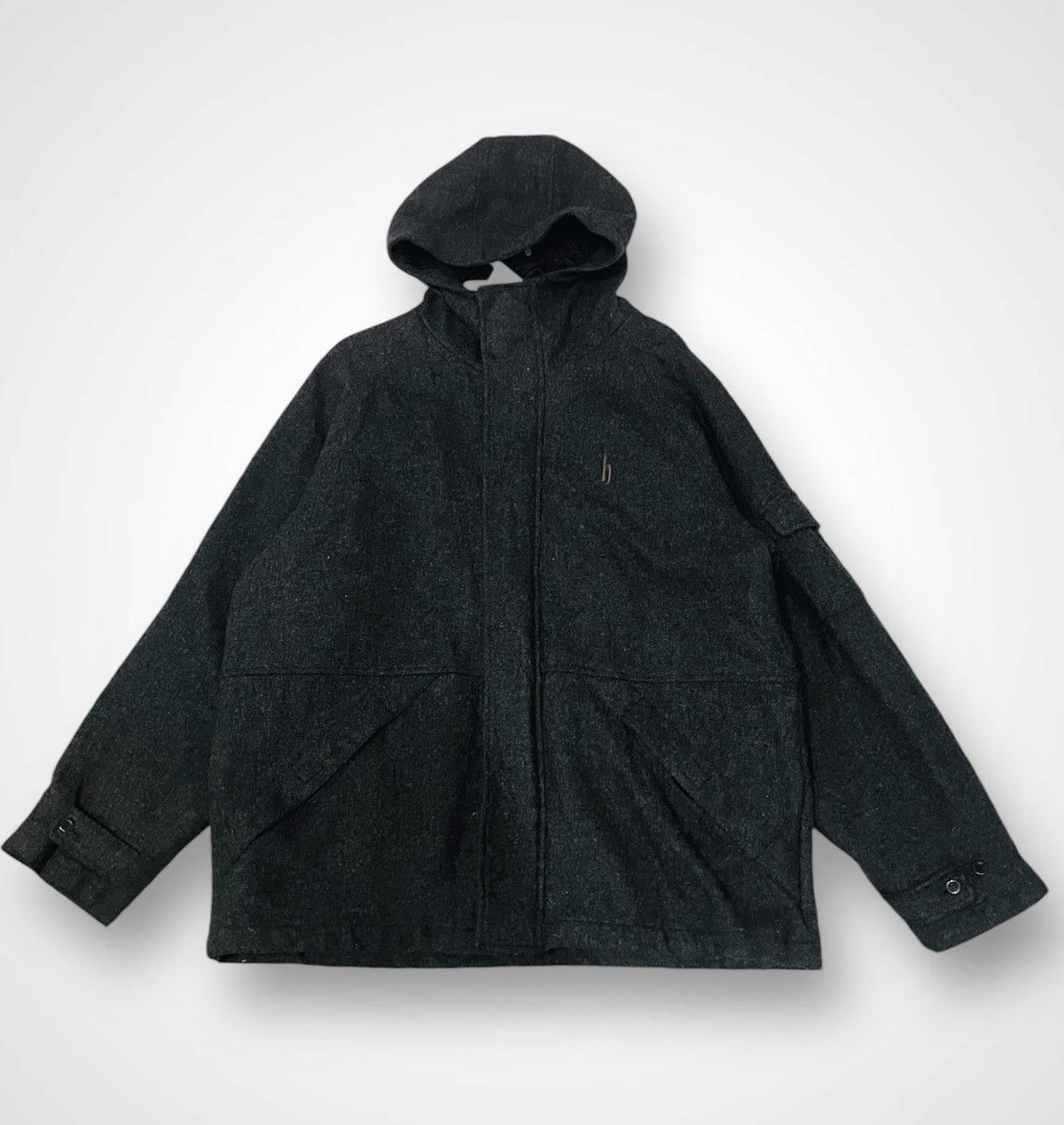 Japanese Brand Dj Honda Wool Hoodie Jacket Size US XL / EU 56 / 4 - 3 Thumbnail