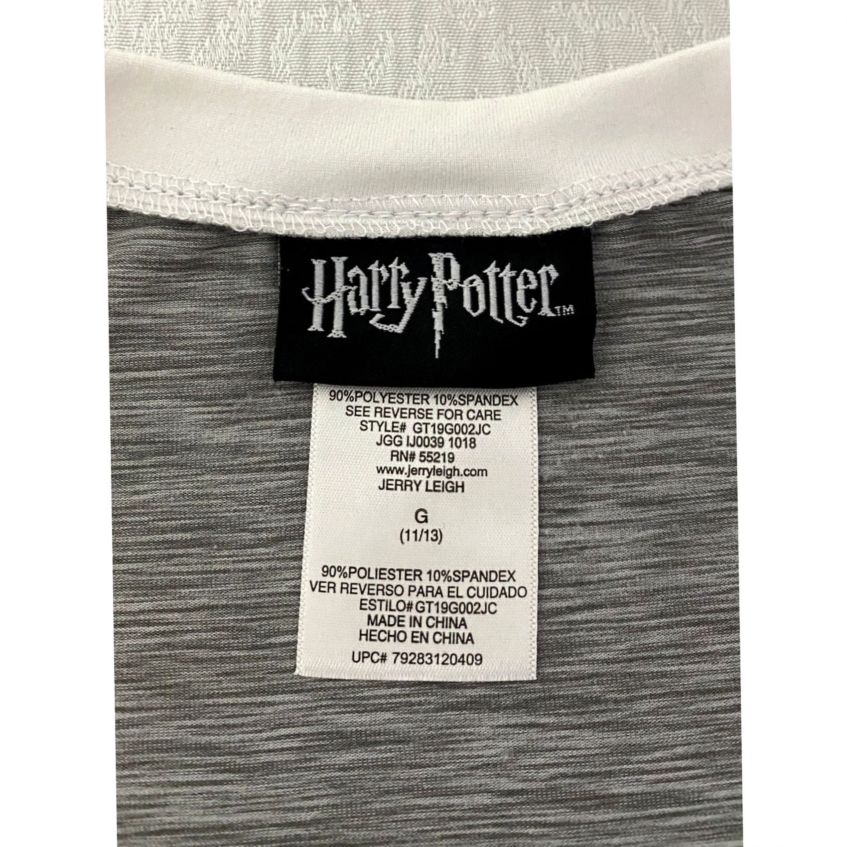 Vintage Harry Potter Hogwarts Alumni Long Sleeve Shirt Gray Juniors Large GT19G002JC Size L / US 10 / IT 46 - 6 Thumbnail
