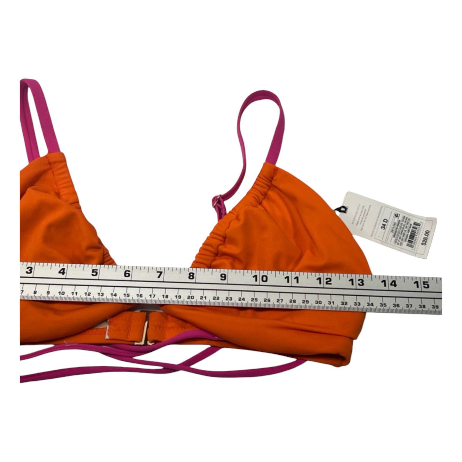 Other Shade & Shore - Women's Strappy Ring Detail Bikini Top - Ora Size ONE SIZE - 6 Thumbnail