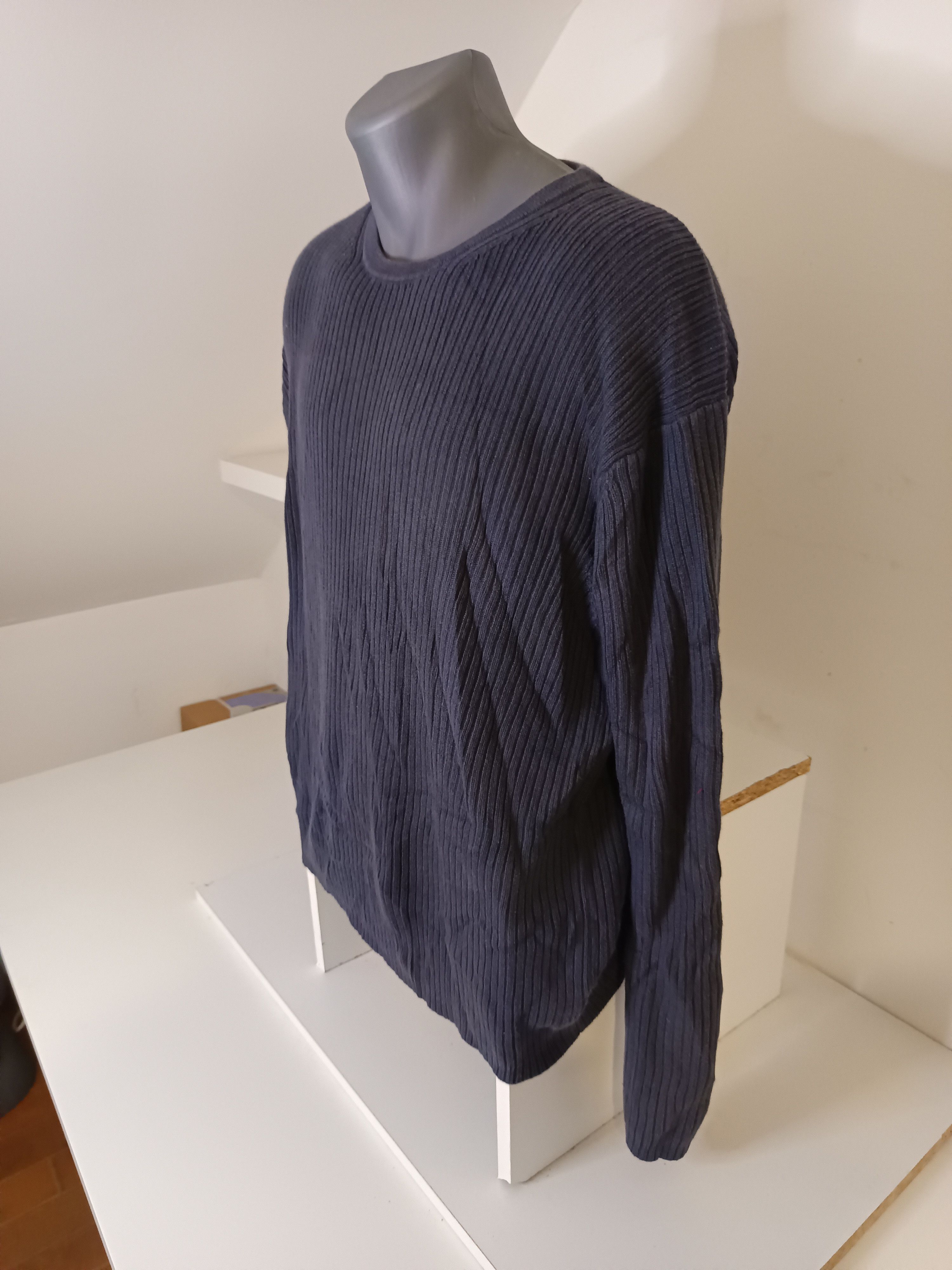 Calvin Klein Calvin Klein bleu sweater Size US XL / EU 56 / 4 - 2 Thumbnail