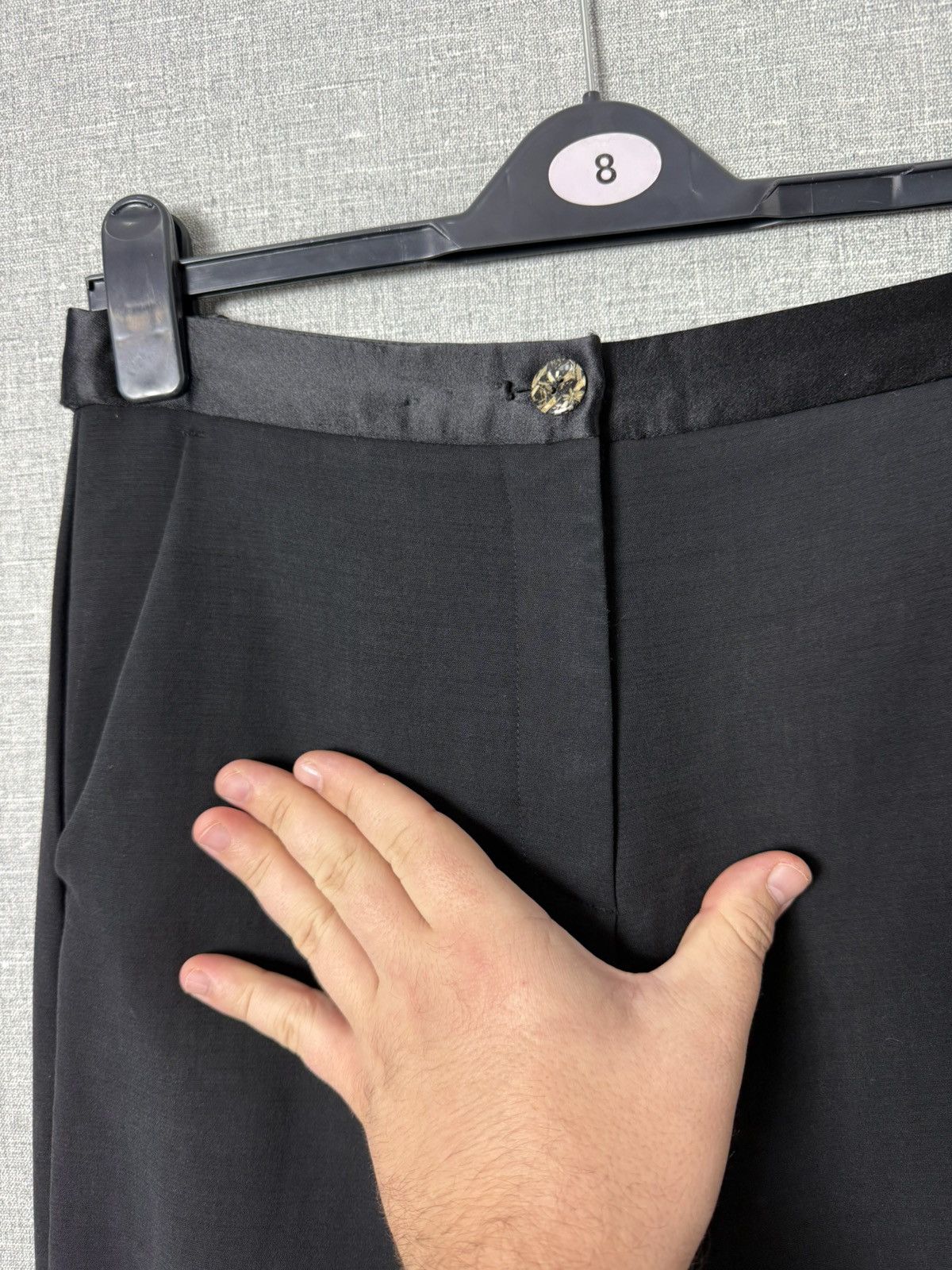 Alexander Wang Alexander Wang Black Cropped Trousers Pants Wool & Viscose Size 26" / US 2 / IT 38 - 6 Thumbnail