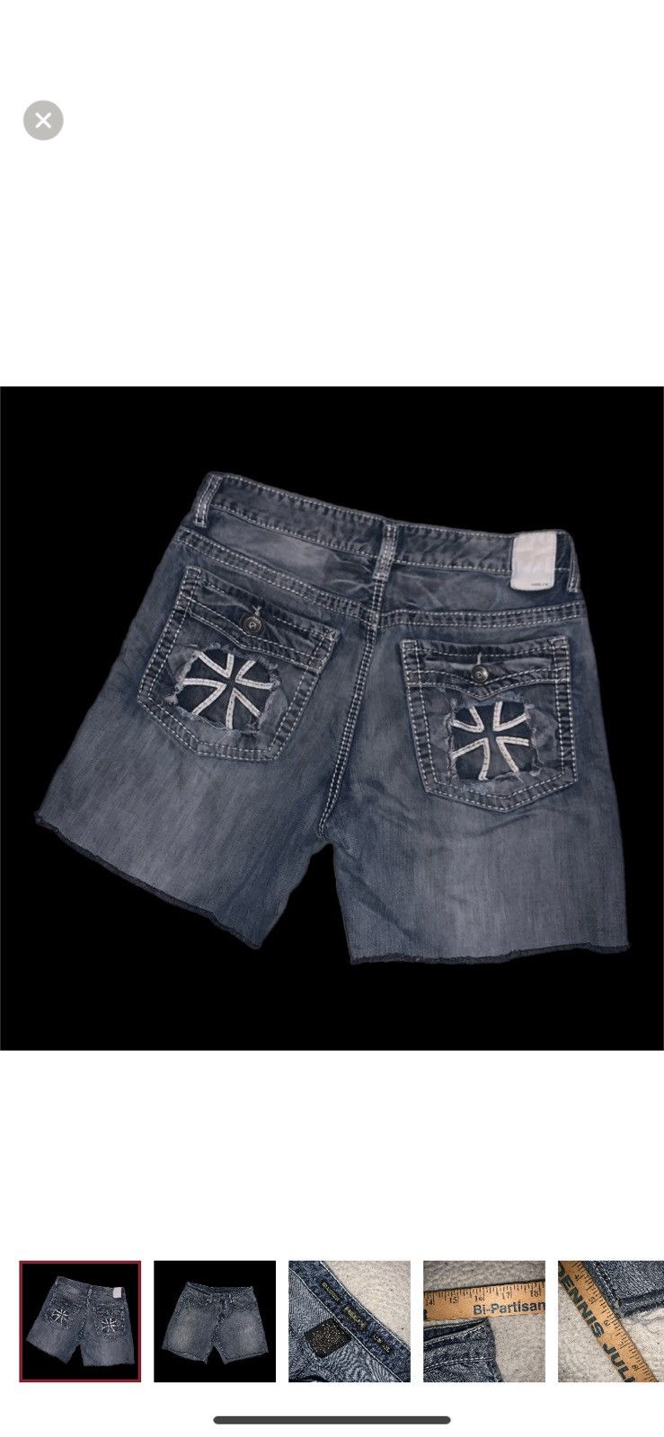 Helix Y2K Grunge Helix Jean Shorts Grailed