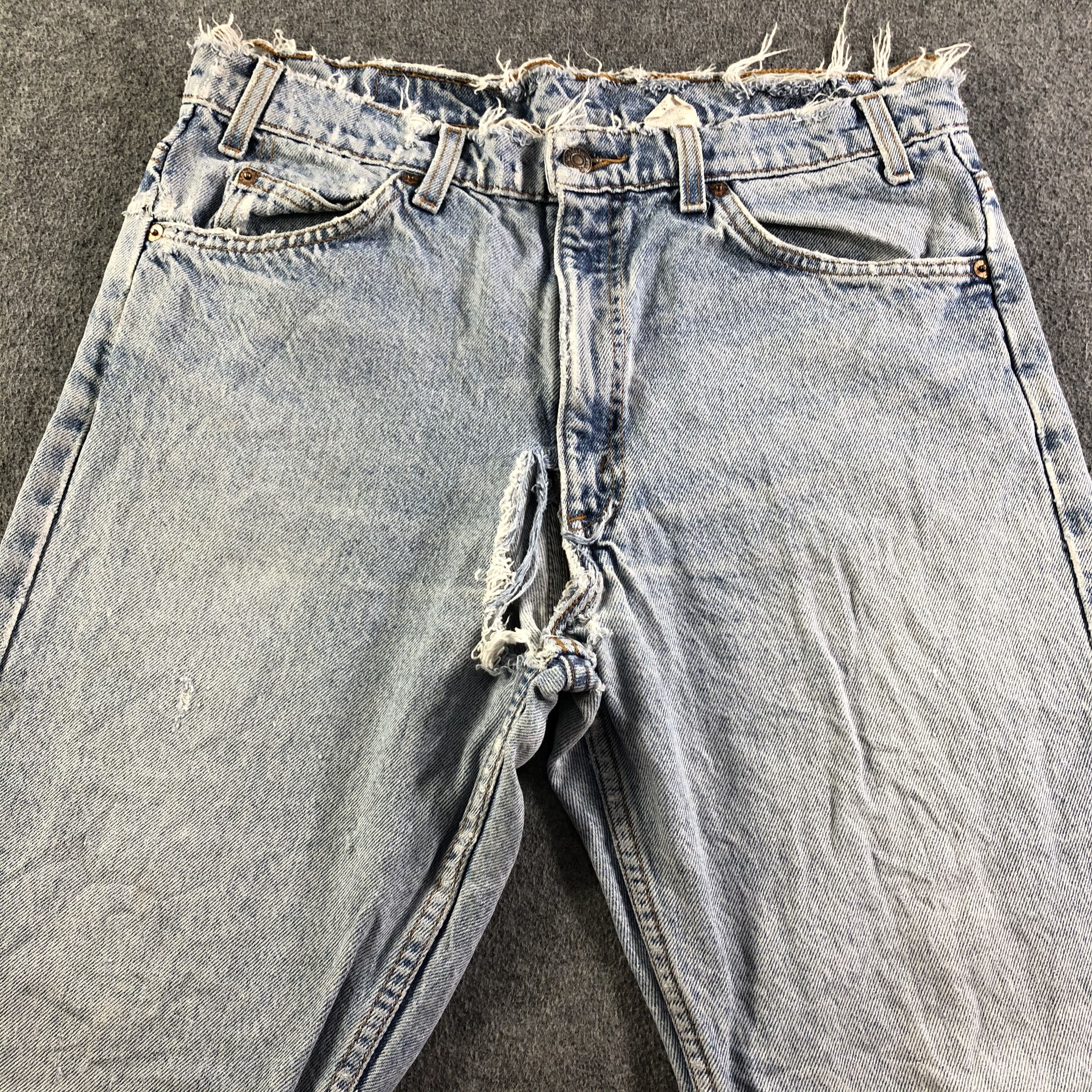 Levi's Vintage Light Wash Levis 505 Jeans-J3698 Size US 33 - 3 Thumbnail
