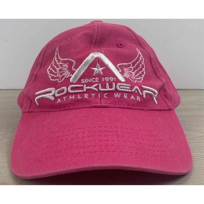 Rockwear Athletic Wear Hat Pink Adjustable Hat Adult Pink OSFA