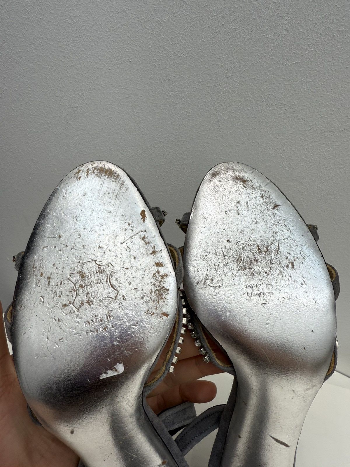 Christian Dior Monsieur × Dior × John Galliano 00's Christian Dior Souliers by John Galliano Crystals Heels Size US 5.5 / IT 35.5 - 7 Thumbnail