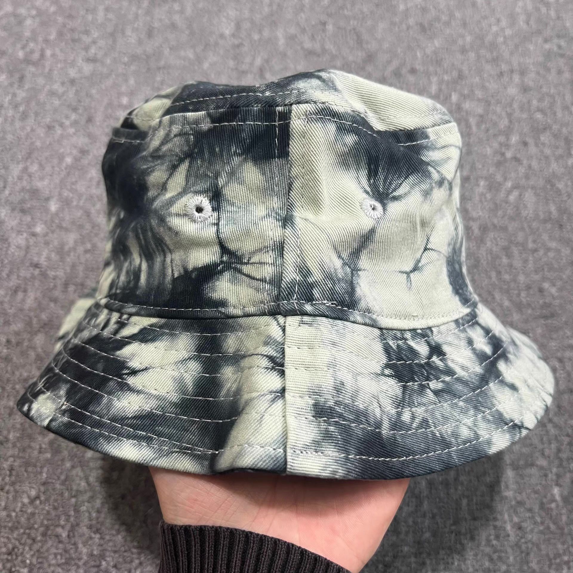Cross Colours Cross Colours Embroidered Washed Tie-Dye Bucket Hat Q7 Size ONE SIZE - 4 Thumbnail