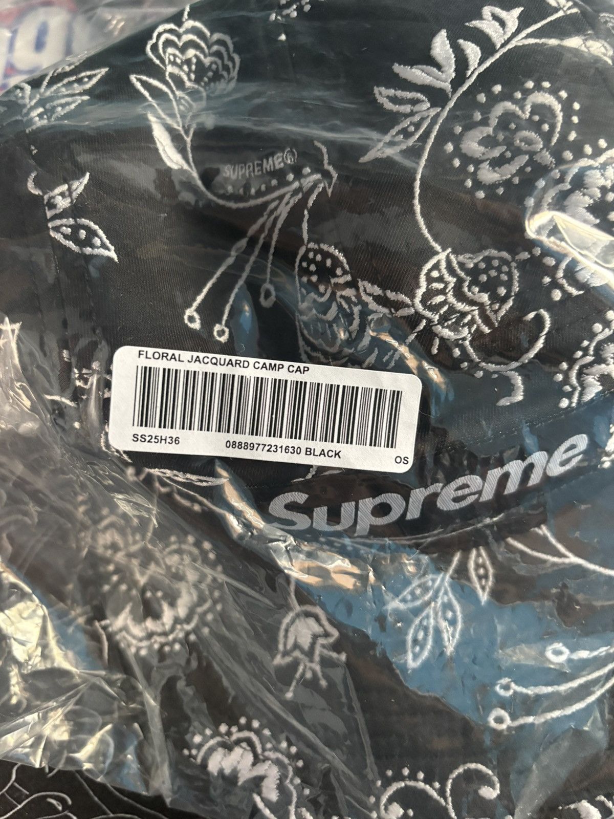 Supreme Supreme Floral Jacquard Camp Cap Size ONE SIZE - 5 Thumbnail