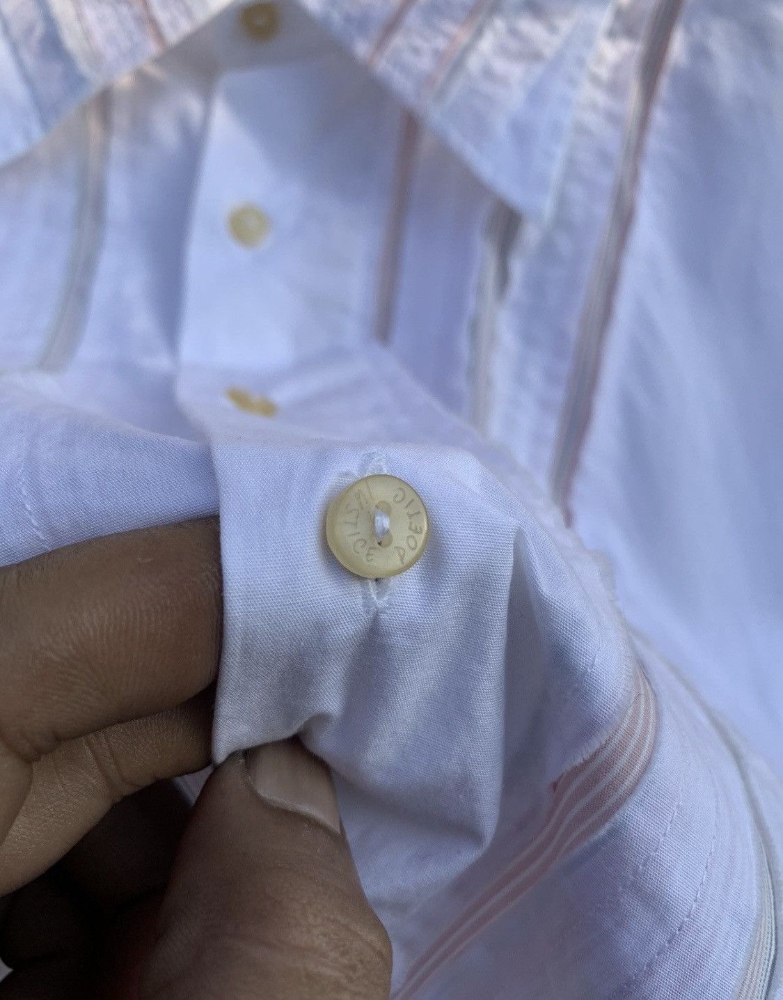 If Six Was Nine Vtg Poetic Justice distressed button up shirt Size US L / EU 52-54 / 3 - 6 Thumbnail