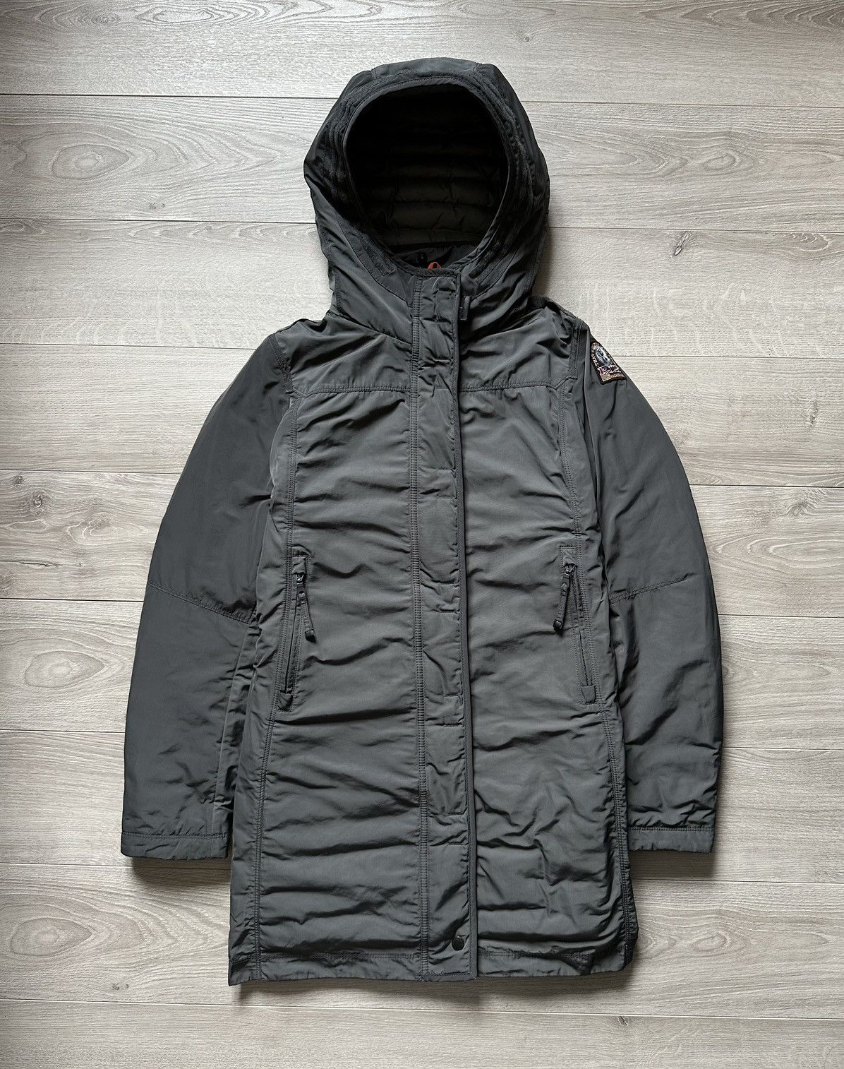 image of Parajumpers Next Generation Down Jacket Long Jacket Size:s in Grey, Women's (Size Small)