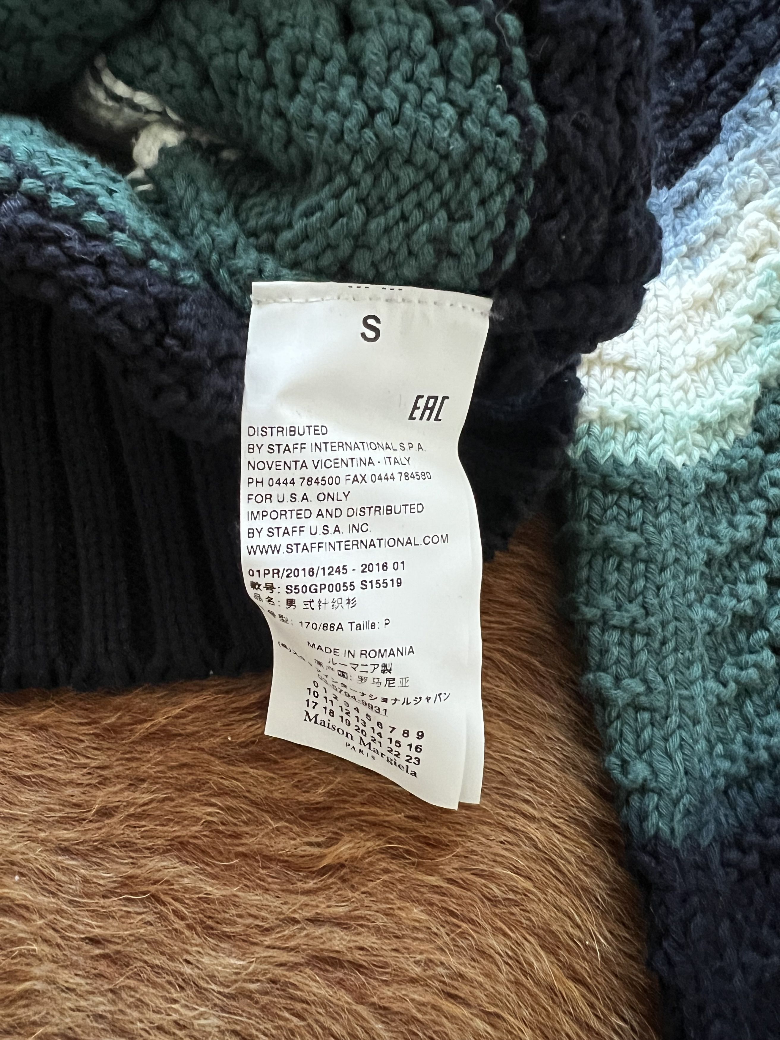 Maison Margiela Margiela Archive Wave Knit Sweater Size US M / EU 48-50 / 2 - 4 Thumbnail