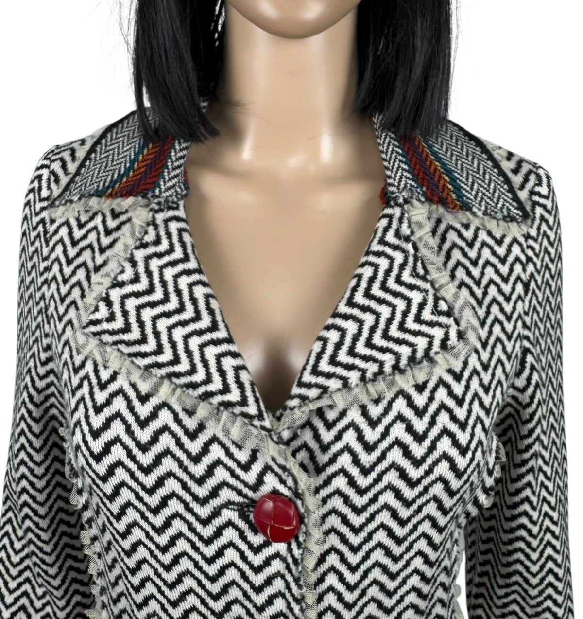 Other Pianura Studio Wool Knit Coat Ribbed size 40 Italy Size S / US 4 / IT 40 - 4 Thumbnail