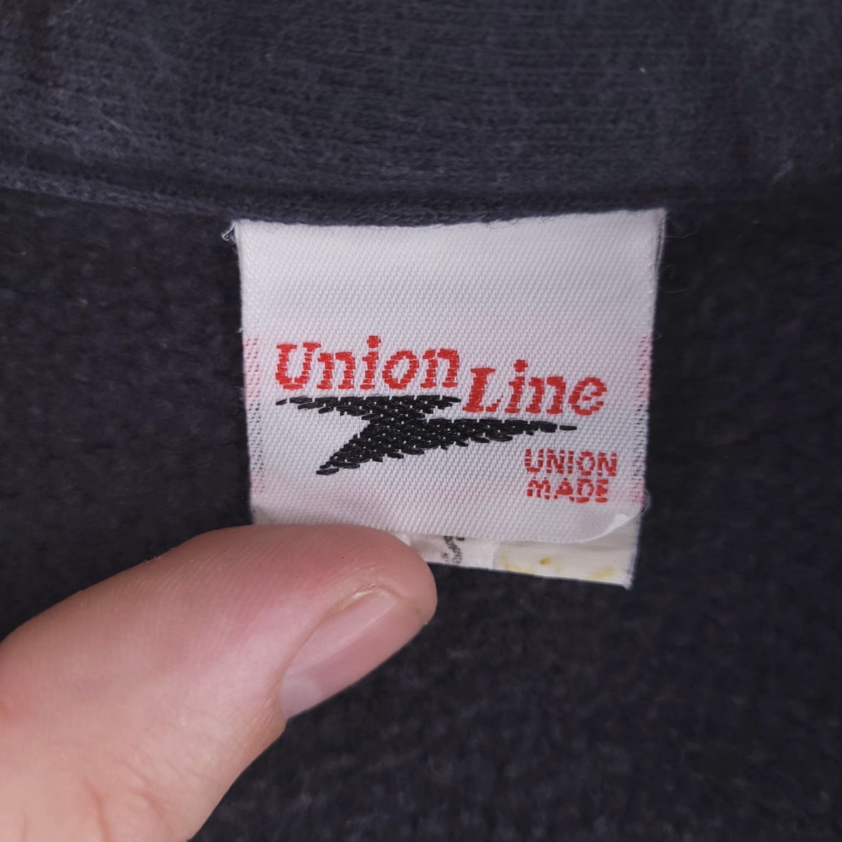 Union LA VINTAGE Union Sweatshirt Mens S Gray 1/4 Zip Lined Thick USA Pullover Long Sleeve Casual Long Size US S / EU 44-46 / 1 - 3 Thumbnail