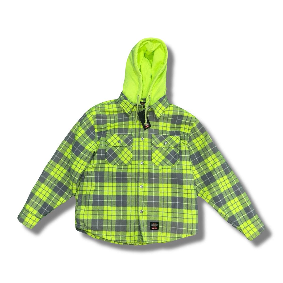 Flannel Zip Supreme Shirt Dickies トップス Up