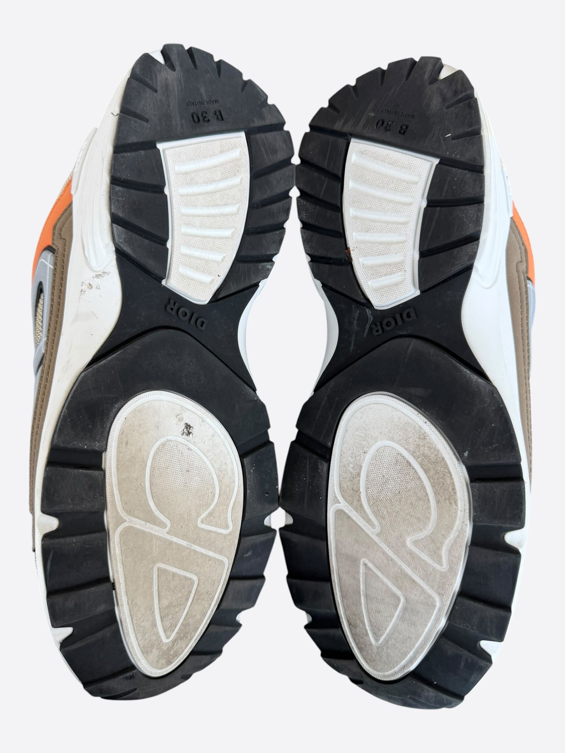 Dior Dior Brown & Orange B30 Sneakers Size US 10 / EU 43 - 7 Thumbnail