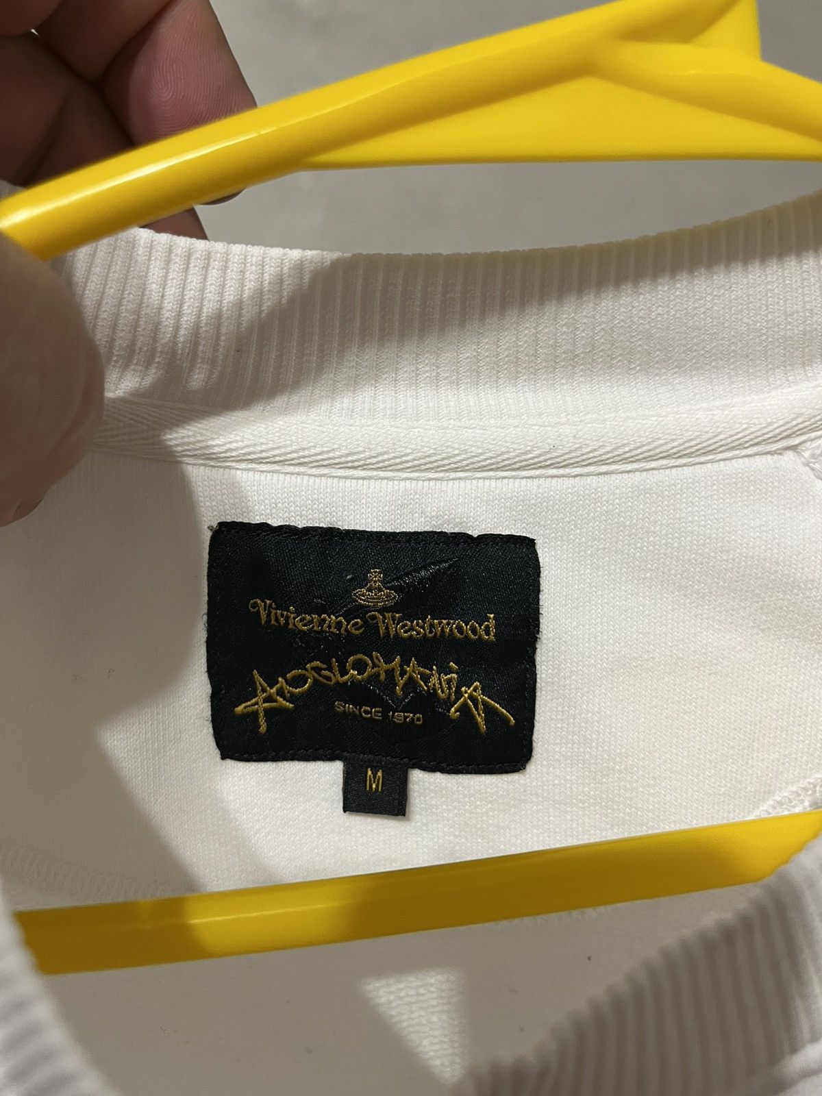 Vivienne Westwood Vivienne Westwood Anglomania White Sweatshirt Big ORB Logo Size US M / EU 48-50 / 2 - 7 Thumbnail