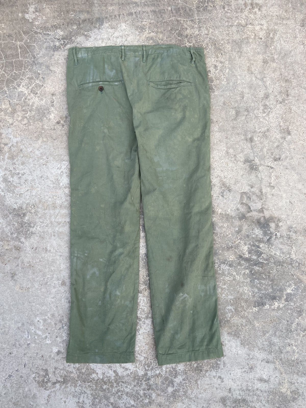 Chimala Trashed Faded Chimala chinos painted pants distressed Size US 35 - 9 Thumbnail