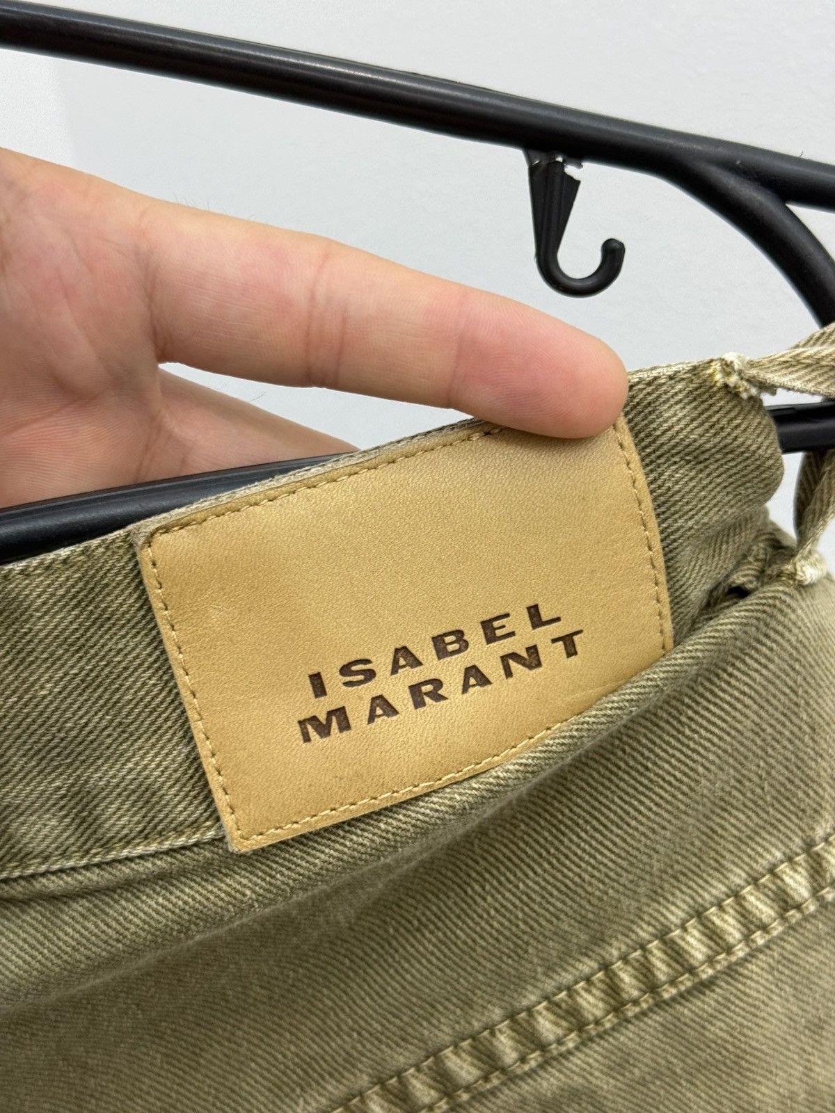Isabel Marant Isabel Marant High-Rise Jeans With Buckle Detail Bronze Size 25" / US 0 / IT 36 - 3 Thumbnail