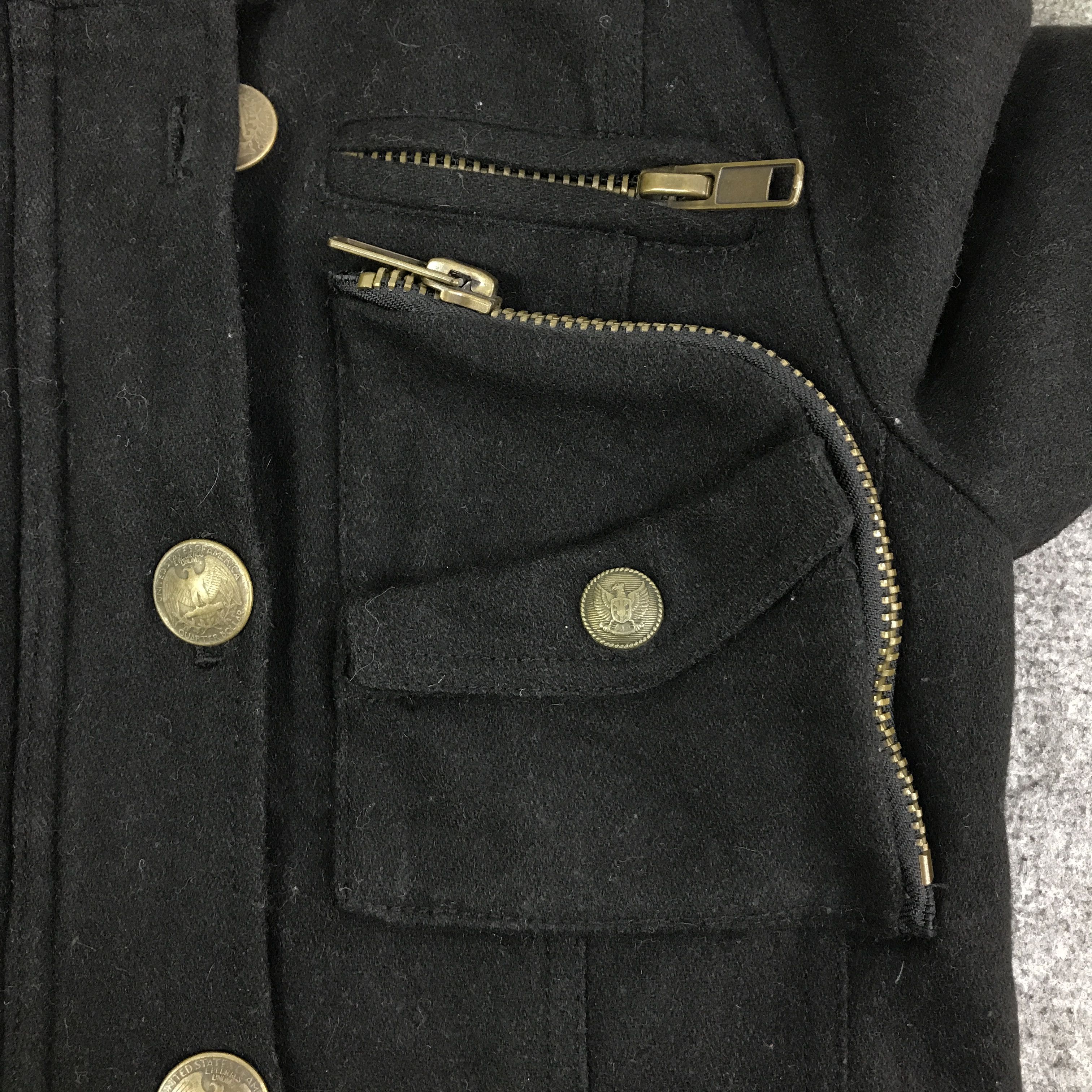 Japanese Brand GOTHIC D.I.A PUNK IFSIXWASNINE STYLE WOOL JACKET K1001B11 Size US M / EU 48-50 / 2 - 10 Thumbnail