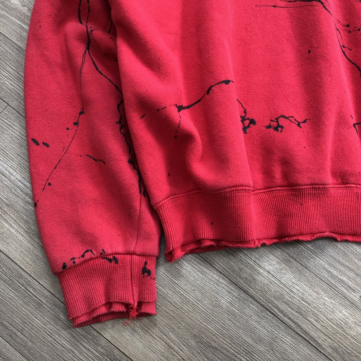 If Six Was Nine × Japanese Brand × Le Grande Bleu (L.G.B.) 2000s Destroy Distressed Painted Lgb Punk Style Sweatshirt Size US S / EU 44-46 / 1 - 8 Thumbnail