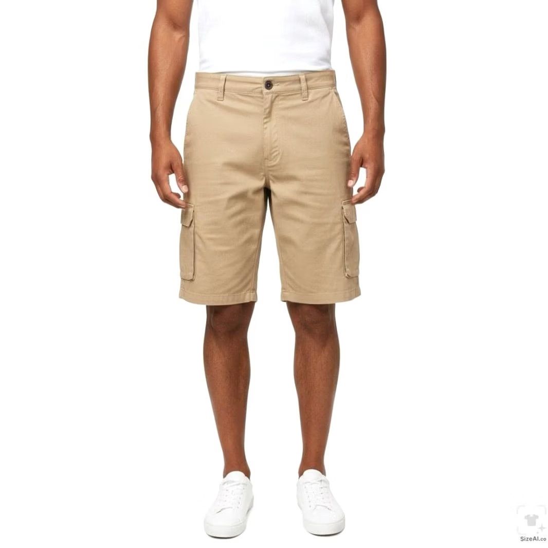 Dickies Dickies Shorts Mens 40 Beige Cargo Canvas 12 Inseam Pockets Regular Fit Stretch Zip Fly Alan Cargo Pocket Workwear Casual Size US 40 / EU 56 - 4 Thumbnail