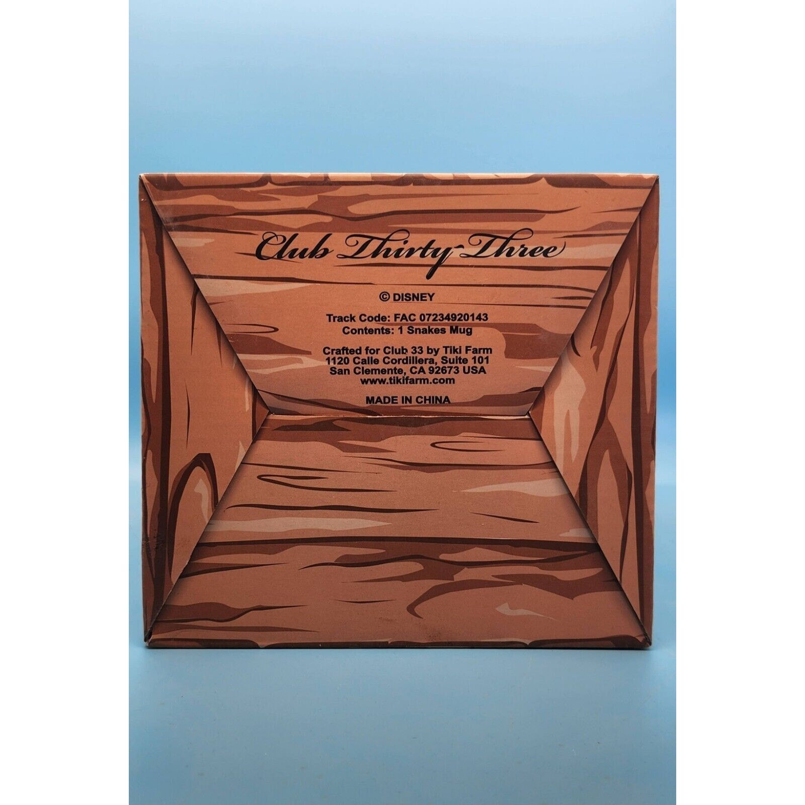 Disney NIB!! Disney's Club 33 Indiana Jones Snake Tiki Mug Size ONE SIZE - 9 Thumbnail