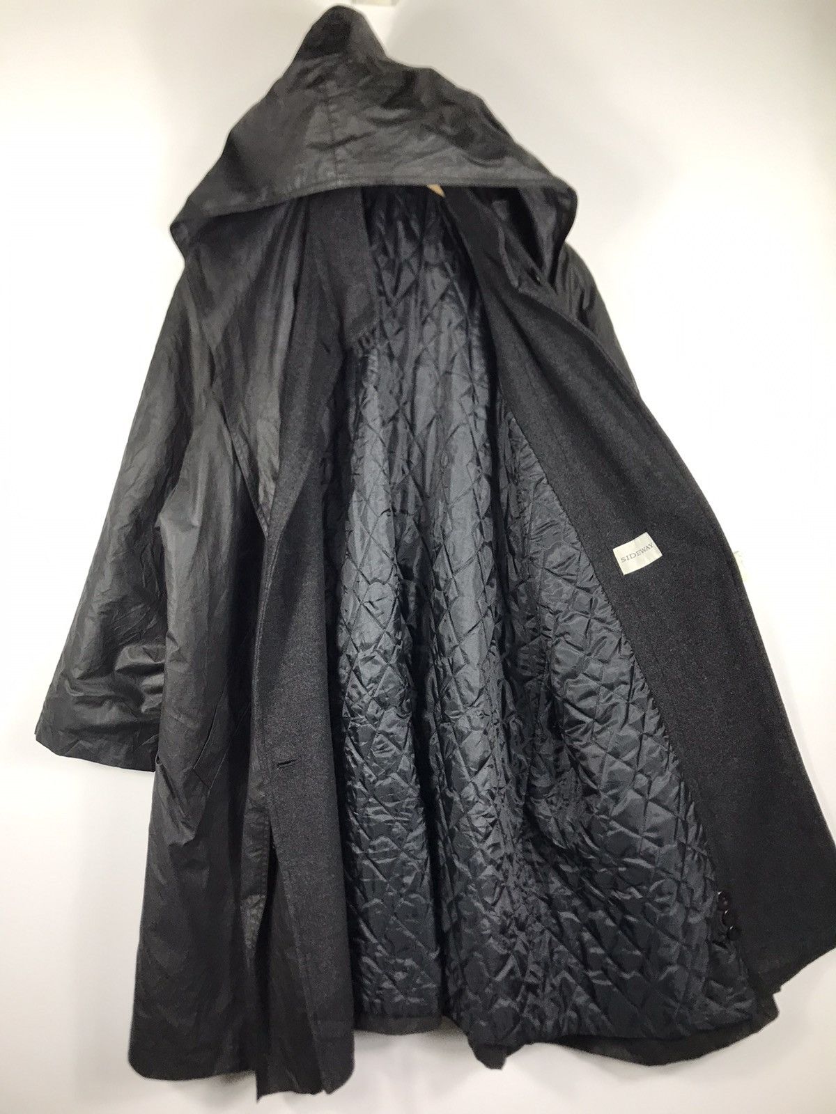 Japanese Brand 🔥Sideway Hooded Double Breast Coat Jacket Size US M / EU 48-50 / 2 - 8 Thumbnail