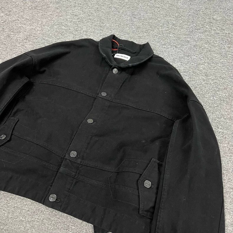Balenciaga Balenciaga size 38 Deconstructing Denim Jacket 2502-Nextarr Size US M / EU 48-50 / 2 - 4 Thumbnail