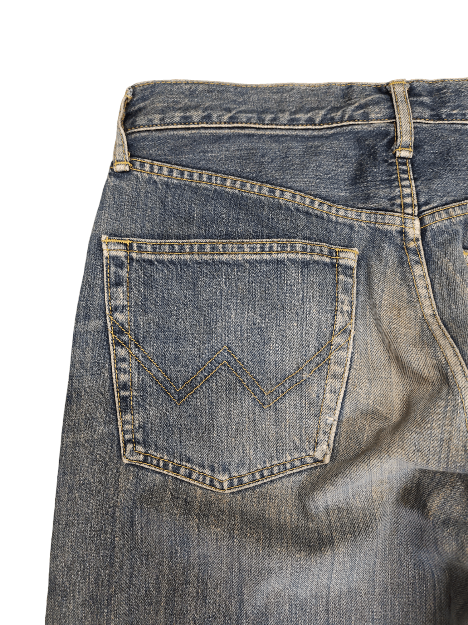 Kapital Vintage Edwin Distress Patina Baggy Denim Pants Size US 32 / EU 48 - 14 Thumbnail
