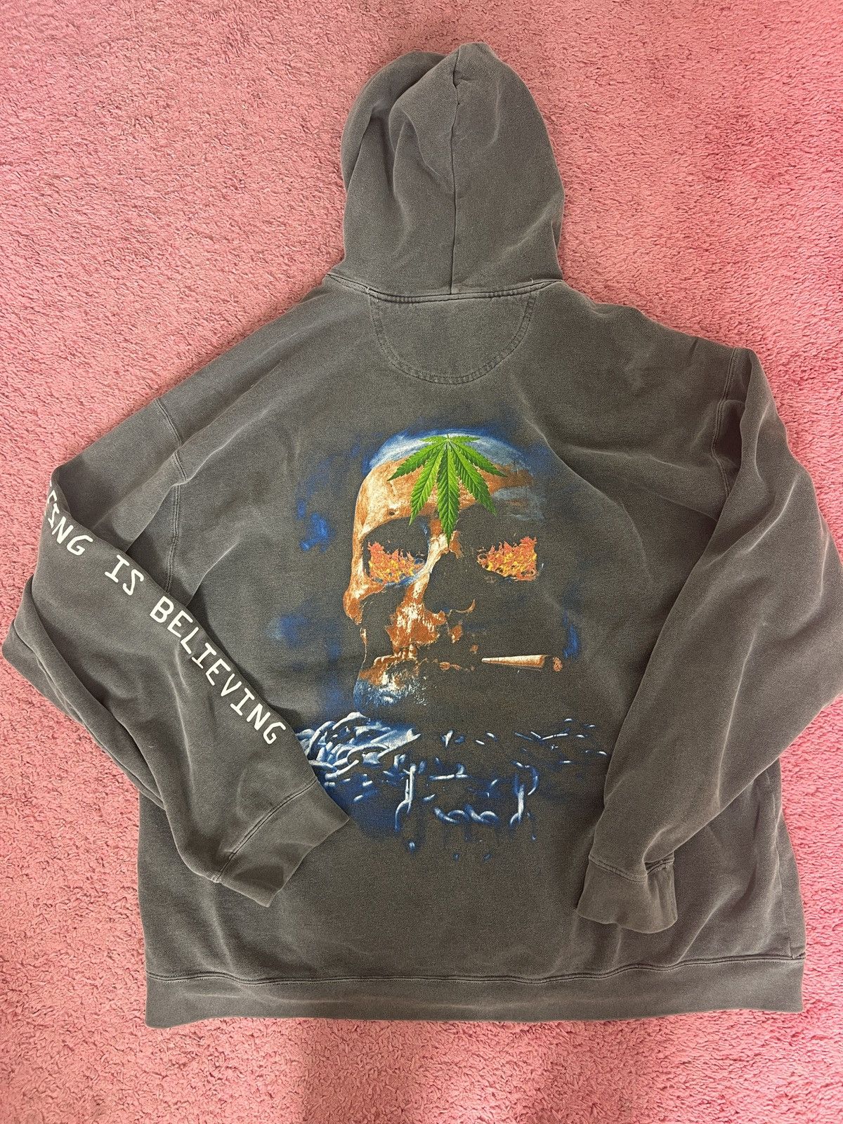 Rolling Loud × Travis Scott Travis Scott X Rolling Loud 2017 Grey Hoodie Size US XXL / EU 58 / 5 - 1 Thumbnail