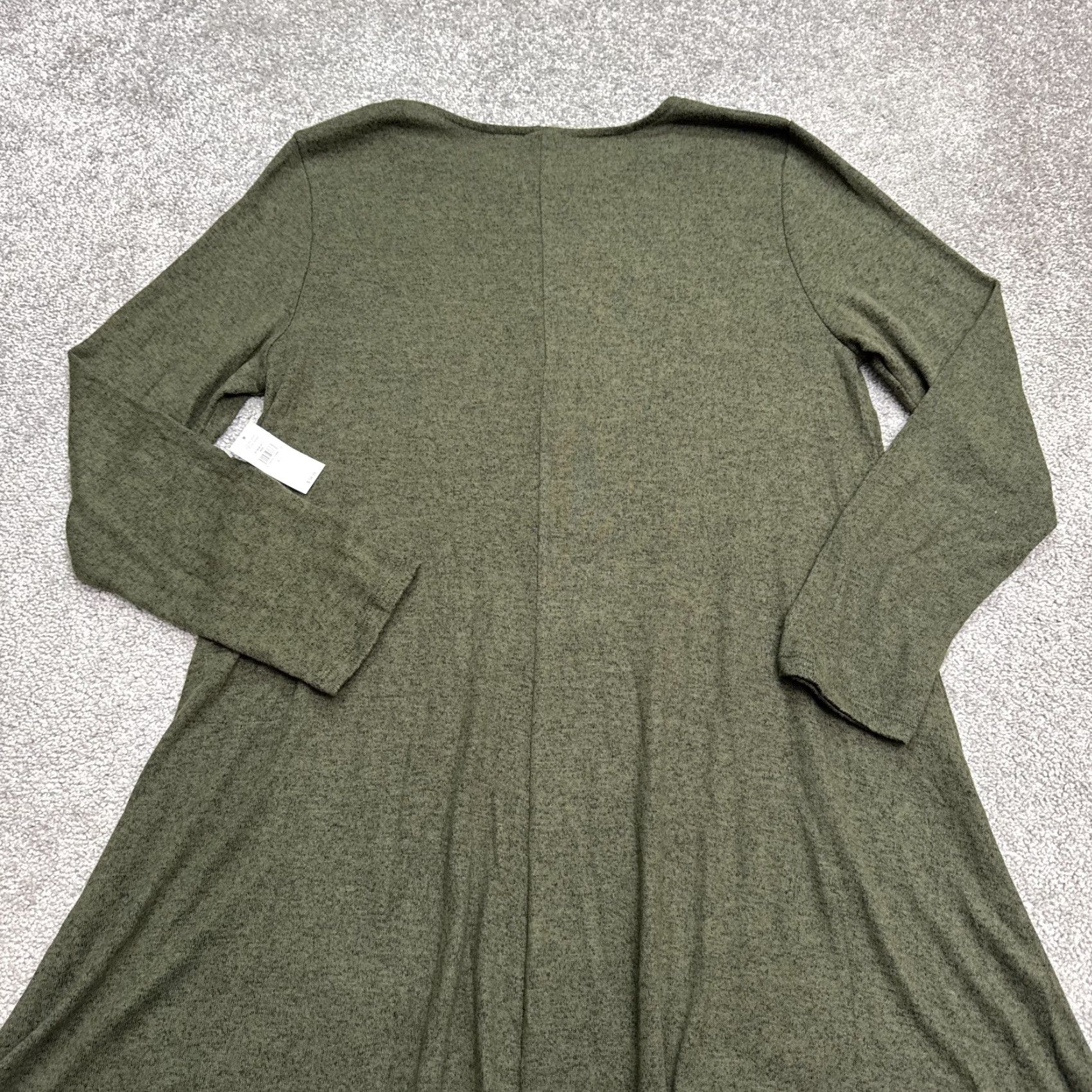 Old Navy Dress Women L Olive Green Knit Swing A-Line Casual NWT Long Sleeve  - crrs.pl