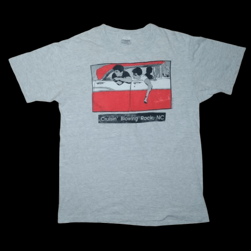 Vintage 🔥 Vintage 90's Printed Lady Cruisin' blowing rock NC Size US L / EU 52-54 / 3 - 1 Thumbnail