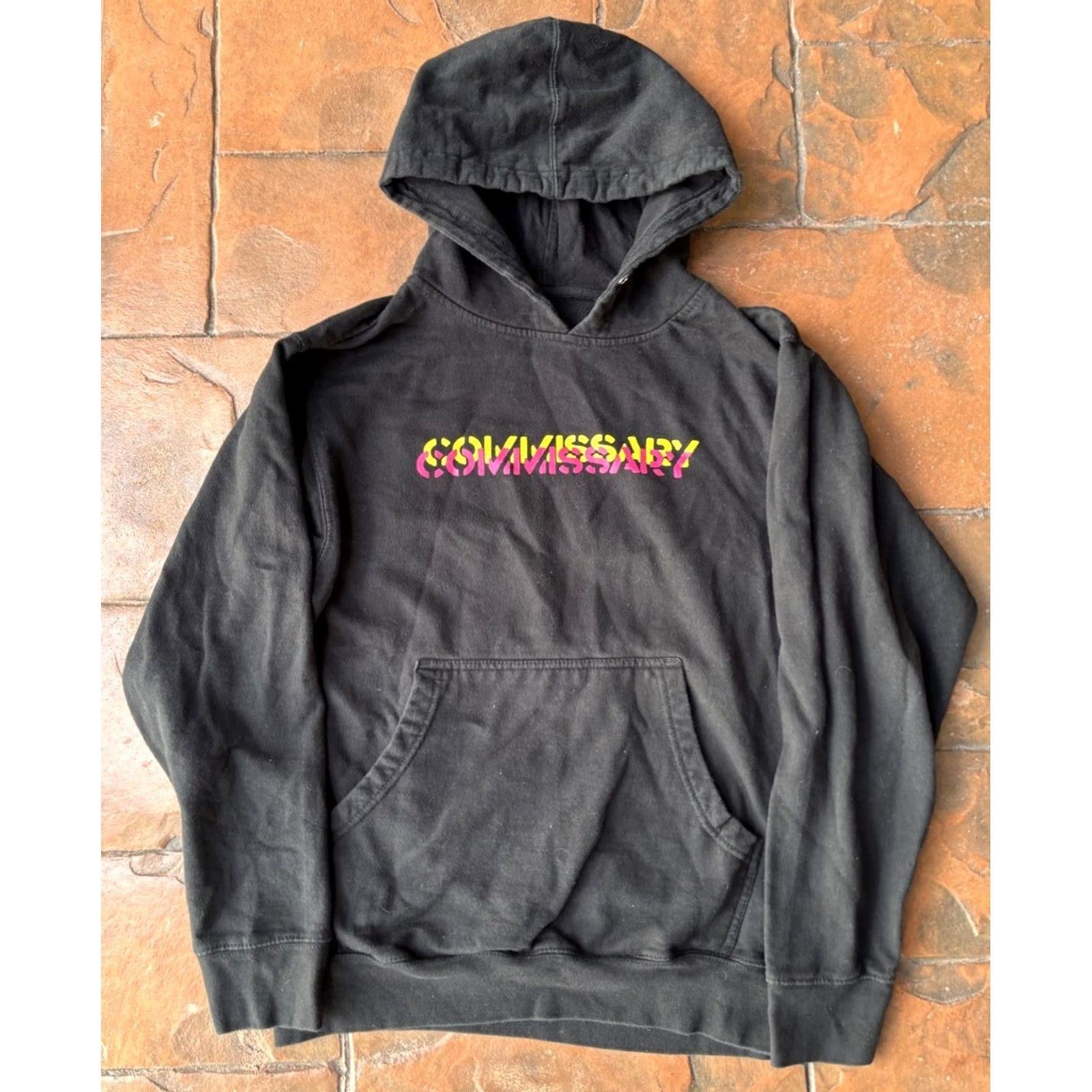 Anti Social Social Club VINTAGE Anti Social Social Club x Commissary Hoodie Sweatshirt Small Black Graphic Print Hooded Pockets Mens XS-2020s Size US S / EU 44-46 / 1 - 2 Thumbnail