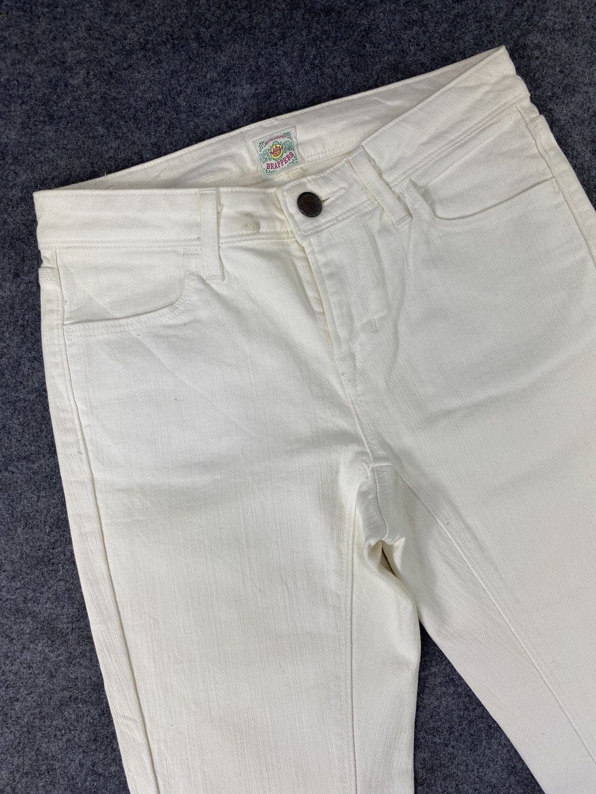 Japanese Brand × Jean Brappers Lasting Comfort White Flare Jeans-J1059 Size 27" / US 4 / IT 40 - 3 Thumbnail