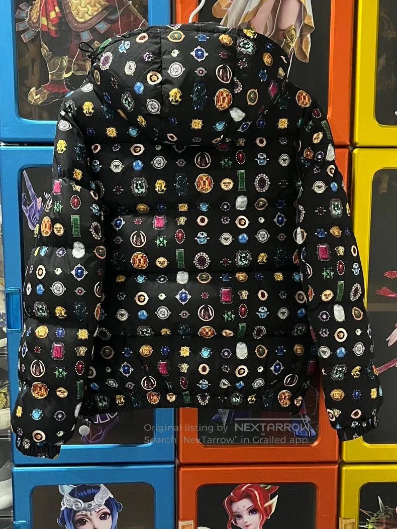Versace Versace Allover Gem Print Down Jacket. Size US L / EU 52-54 / 3 - 2 Thumbnail