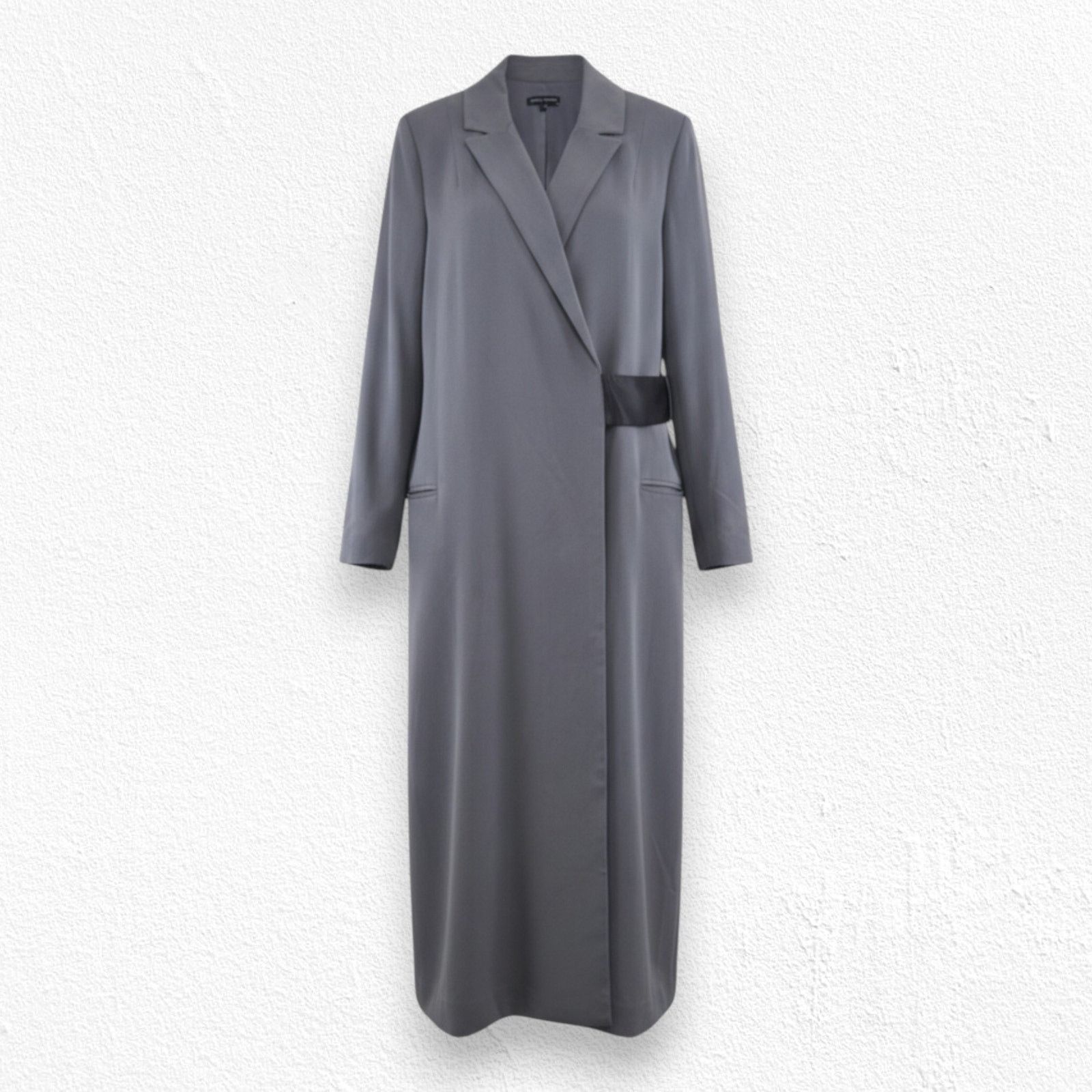 Other Universal Standard Gray Long Blazer Coat Size Small Size S / US 4 / IT 40 - 1 Thumbnail