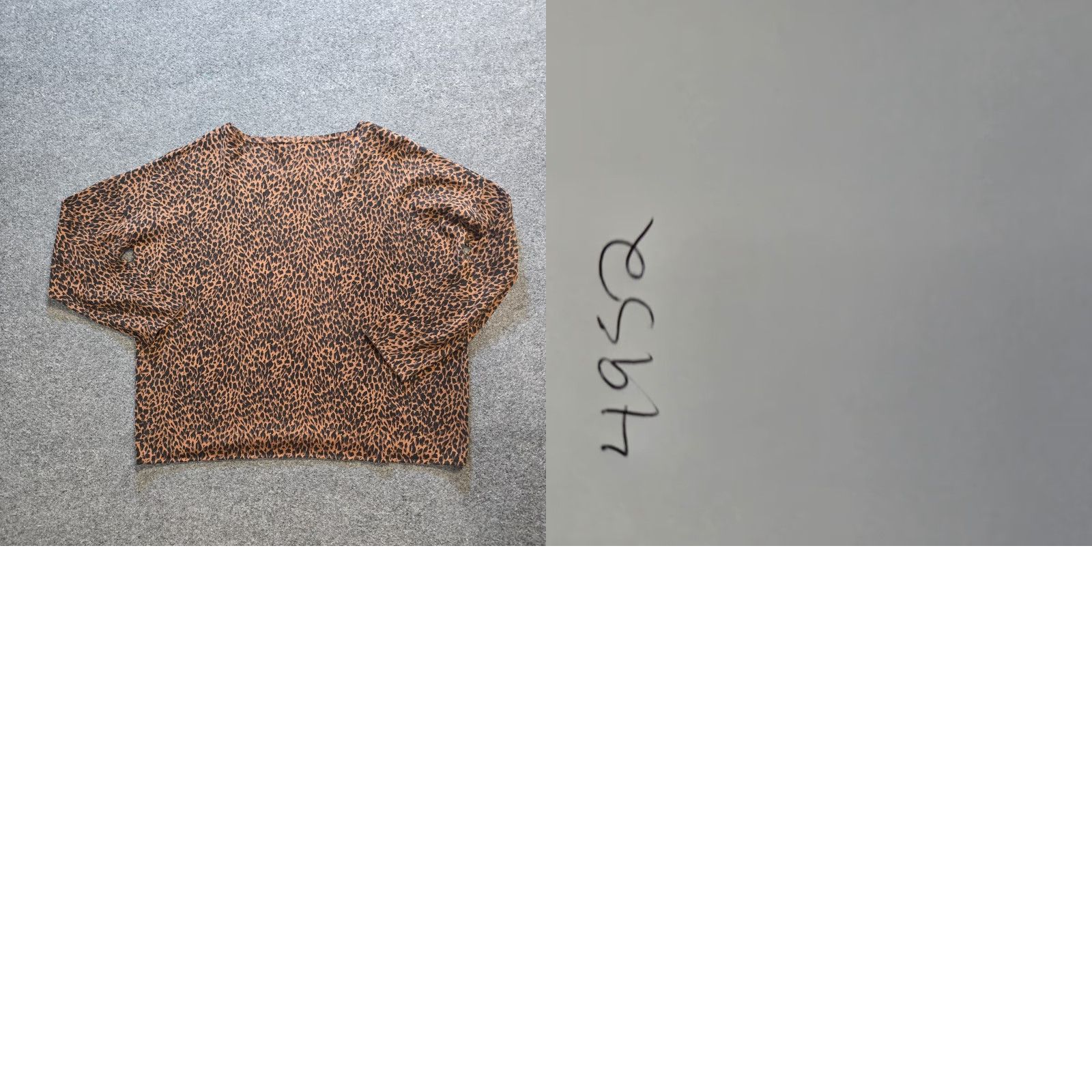 Vintage Garnet Hill Sweater Womens Large Brown Leopard Silk Blend Knit Long Sleeve Pullover Regular Fit Lightweight Crew Neck Pattern: Animal Print Size L / US 10 / IT 46 - 8 Thumbnail