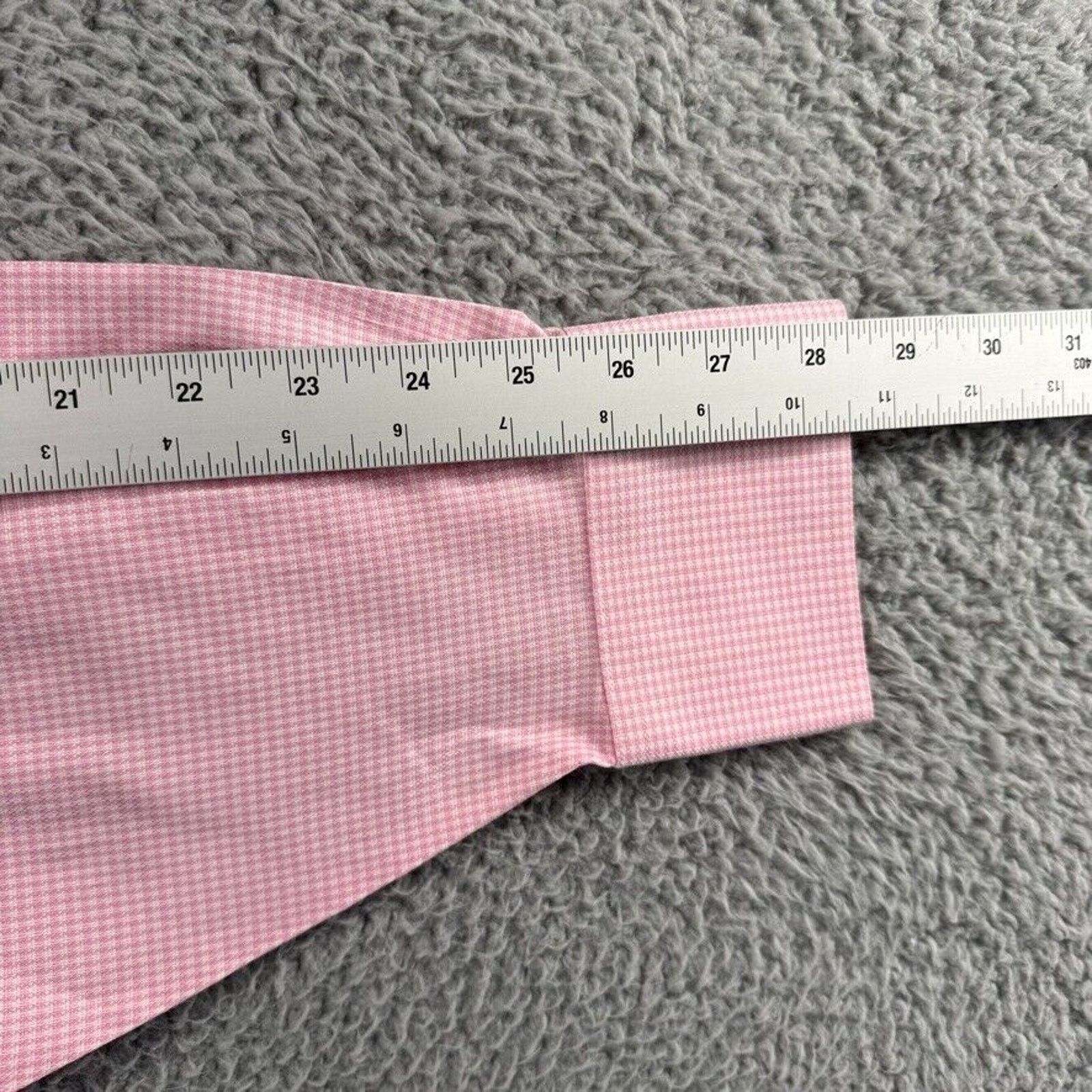 Brooks Brothers Brooks Brothers Shirt Men's 16.5 2/3 Pink Houdstooth Plaid Size US L / EU 52-54 / 3 - 7 Thumbnail