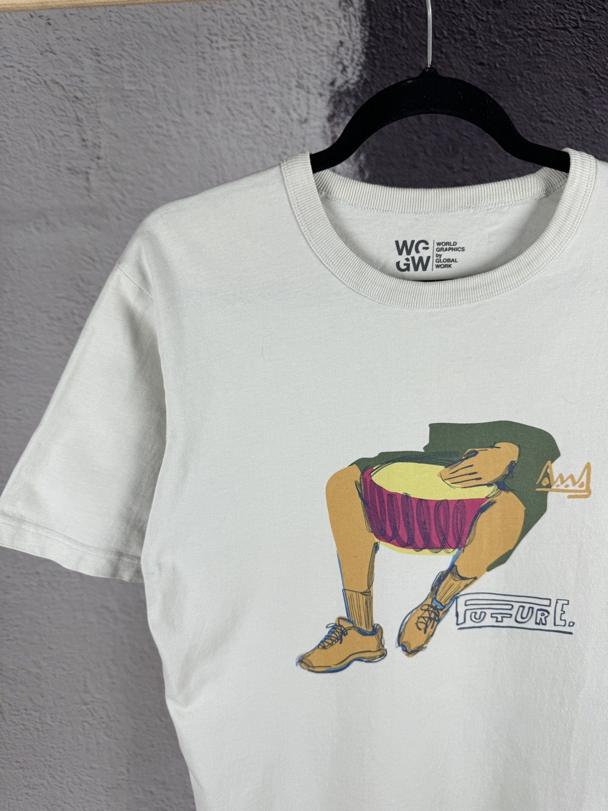 Global Work × Japanese Brand World Graphics by Global Work future art tee shirt Size US M / EU 48-50 / 2 - 3 Thumbnail