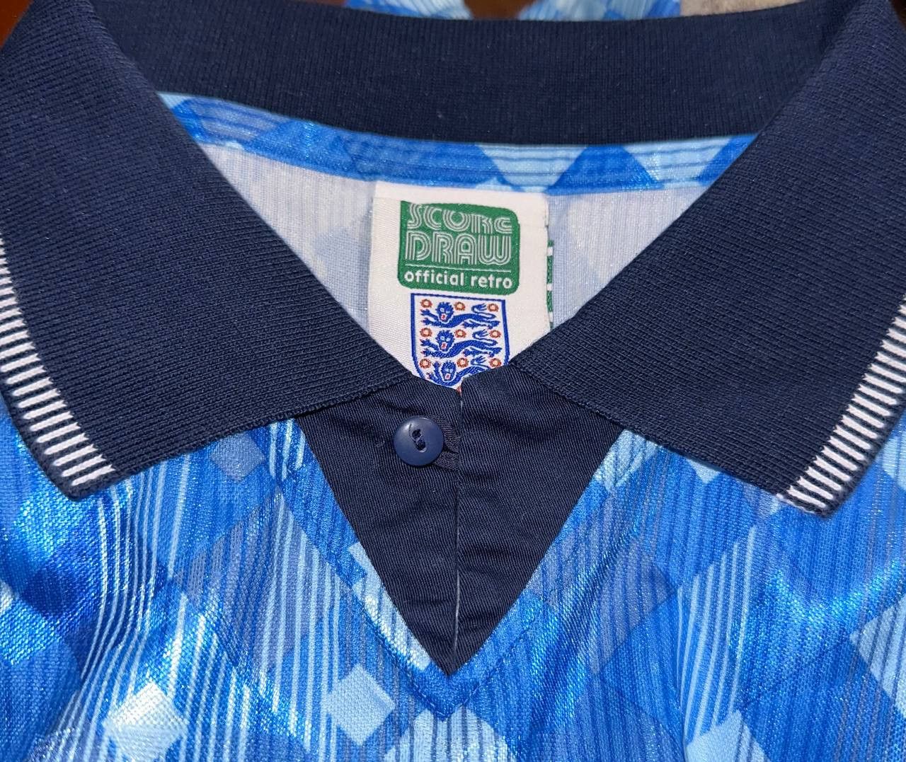 Other England Retro 1990 92 Third Score Draw football Shirt Jersey Size US M / EU 48-50 / 2 - 3 Thumbnail