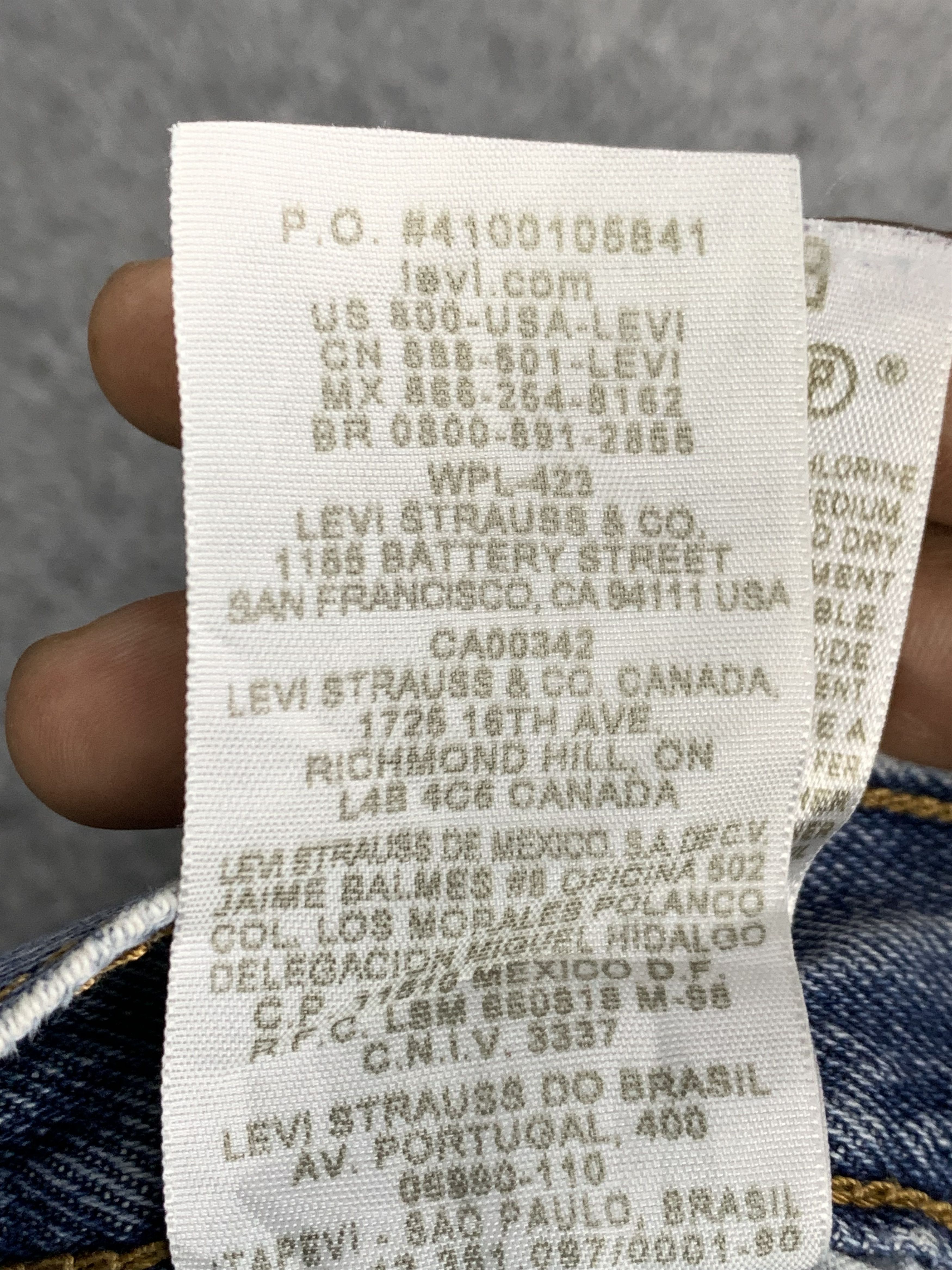 Levi's Vintage Levis 501 Faded Blue Jeans DP2197 Size US 33 - 7 Thumbnail