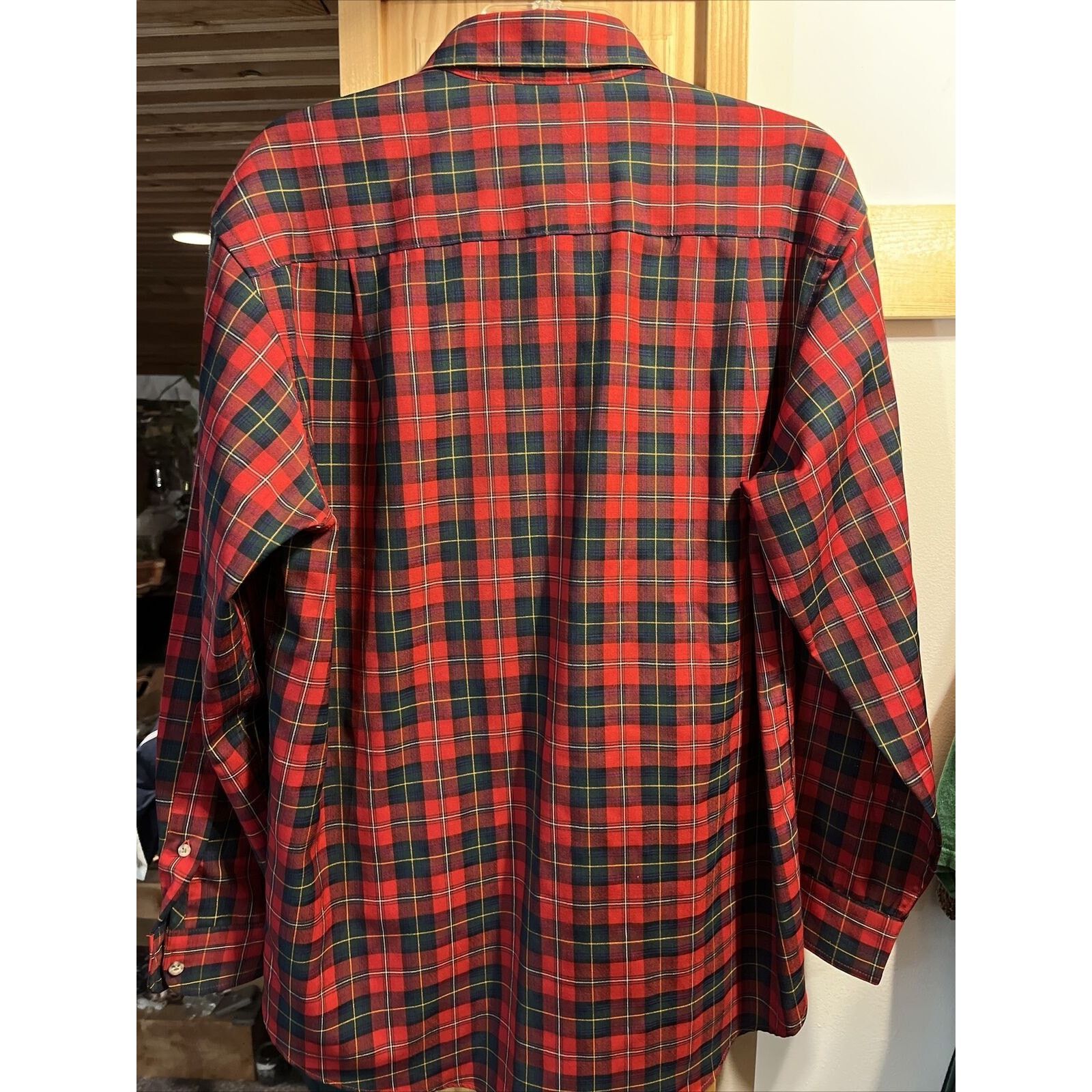 Pendleton Pendleton Men’s M Red Plaid Long Sleeve Button Up Wool Shirt Size US M / EU 48-50 / 2 - 17 Thumbnail