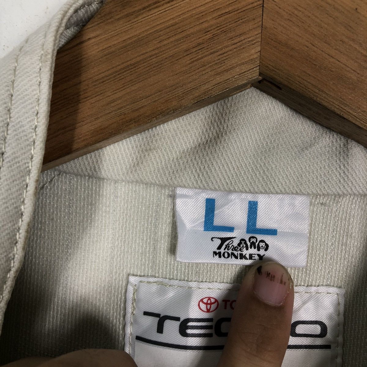 Japanese Brand 🔥90’s Vintage Coverall Work Toyota Tecno Spell Out Big Logo Size US 38 / EU 54 - 14 Thumbnail