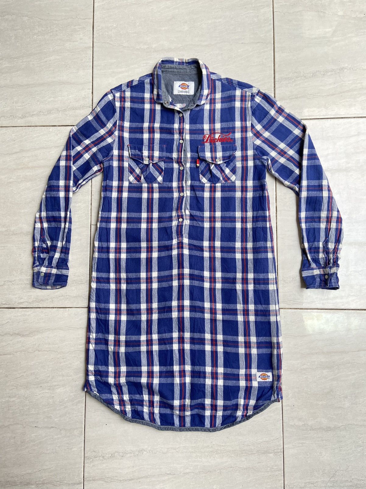 Dickies WILLIAMSON DICKIES Blue Long Shirt Size US XS / EU 42 / 0 - 7 Thumbnail