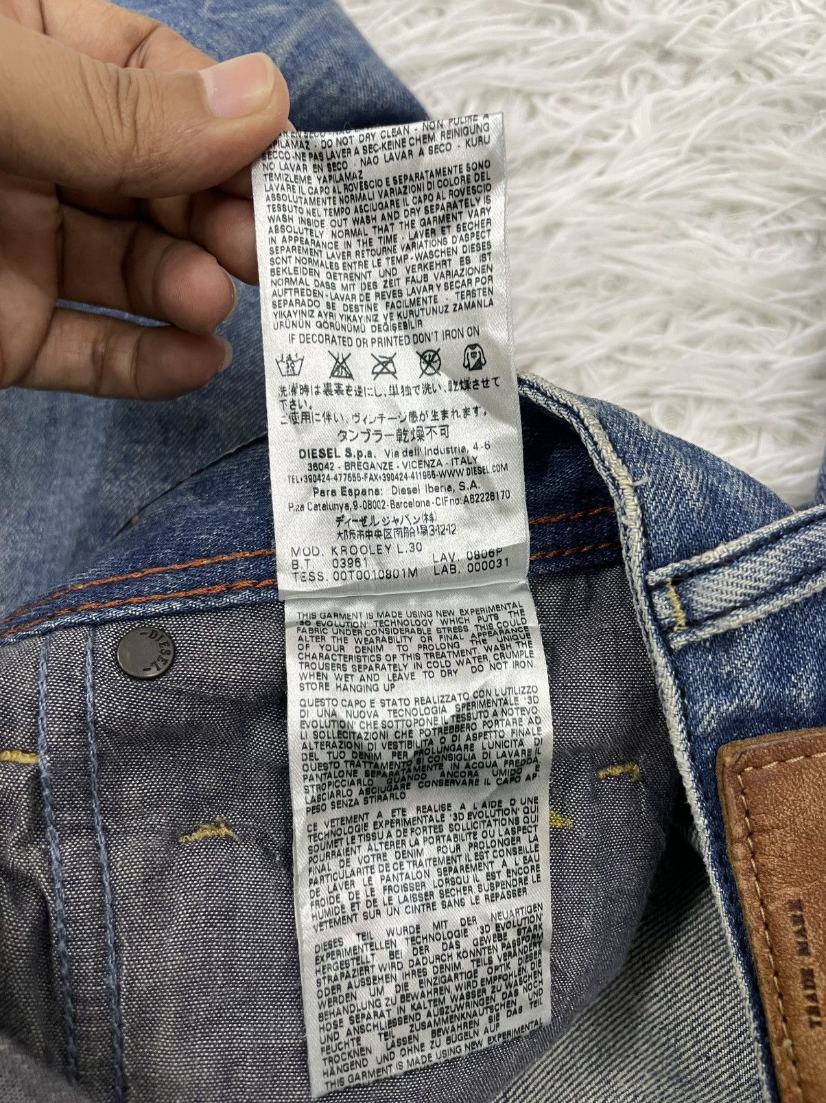 Diesel Diesel Industry Krooley Regular Slim Carrot Jeans Pant Size US 31 - 24 Thumbnail