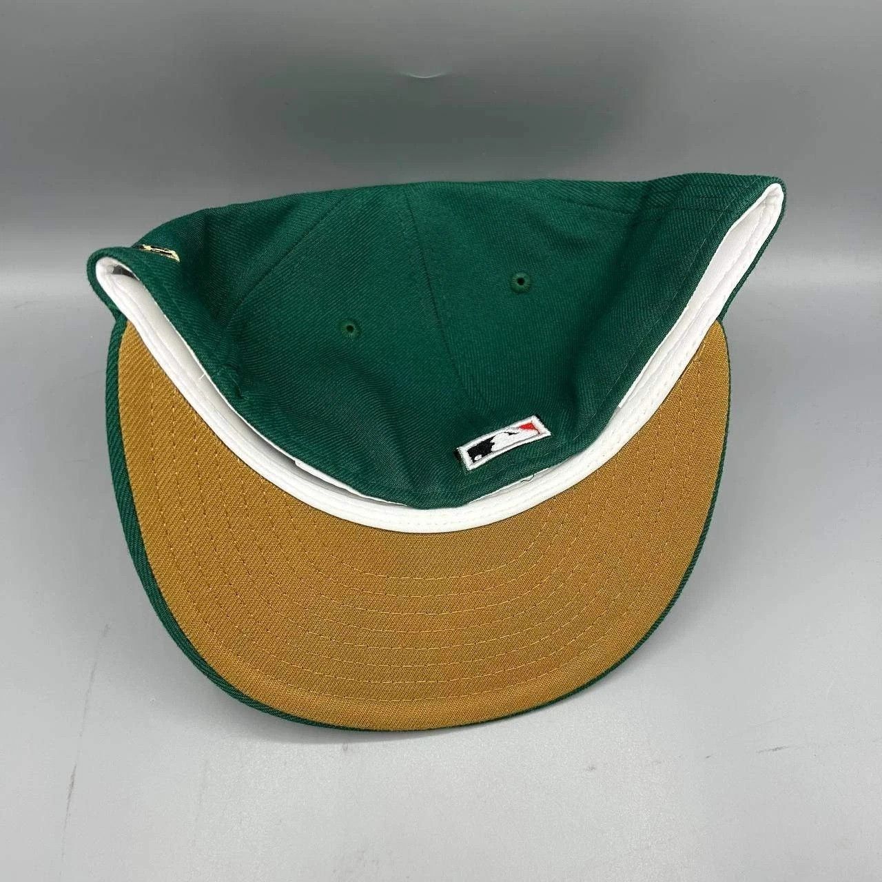 New Era Kansas City Royals Hat Men 7 3/8 Green Brown MLB Fitted Cap Size ONE SIZE - 3 Thumbnail
