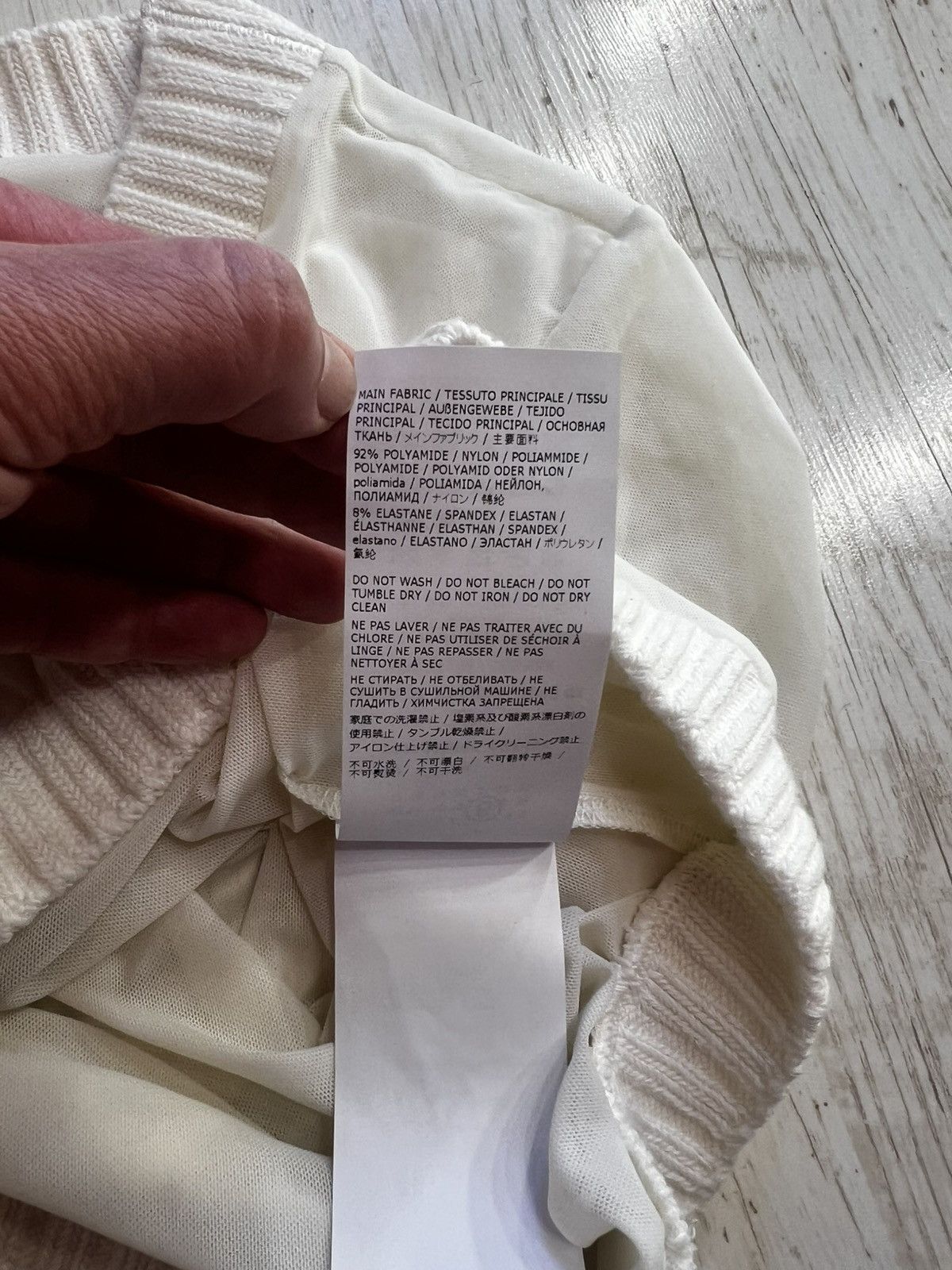 Maison Margiela MM6 Maison Margiela Mesh Cardigan Ivory Size M New Size M / US 6-8 / IT 42-44 - 11 Thumbnail