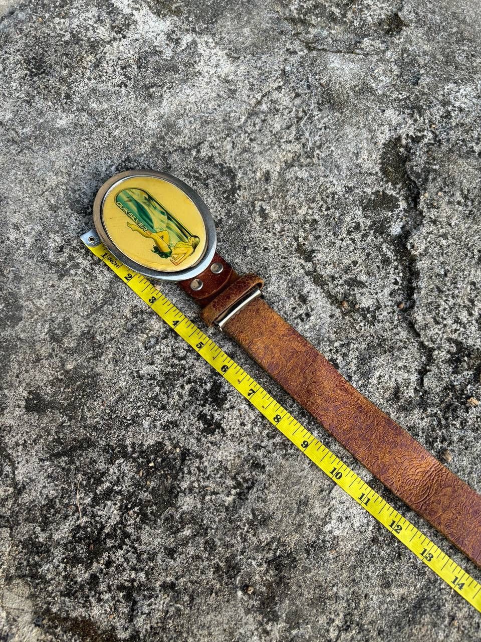 Quicksilver Vintage 90s Quiksilver Belt Leather Size ONE SIZE - 9 Thumbnail