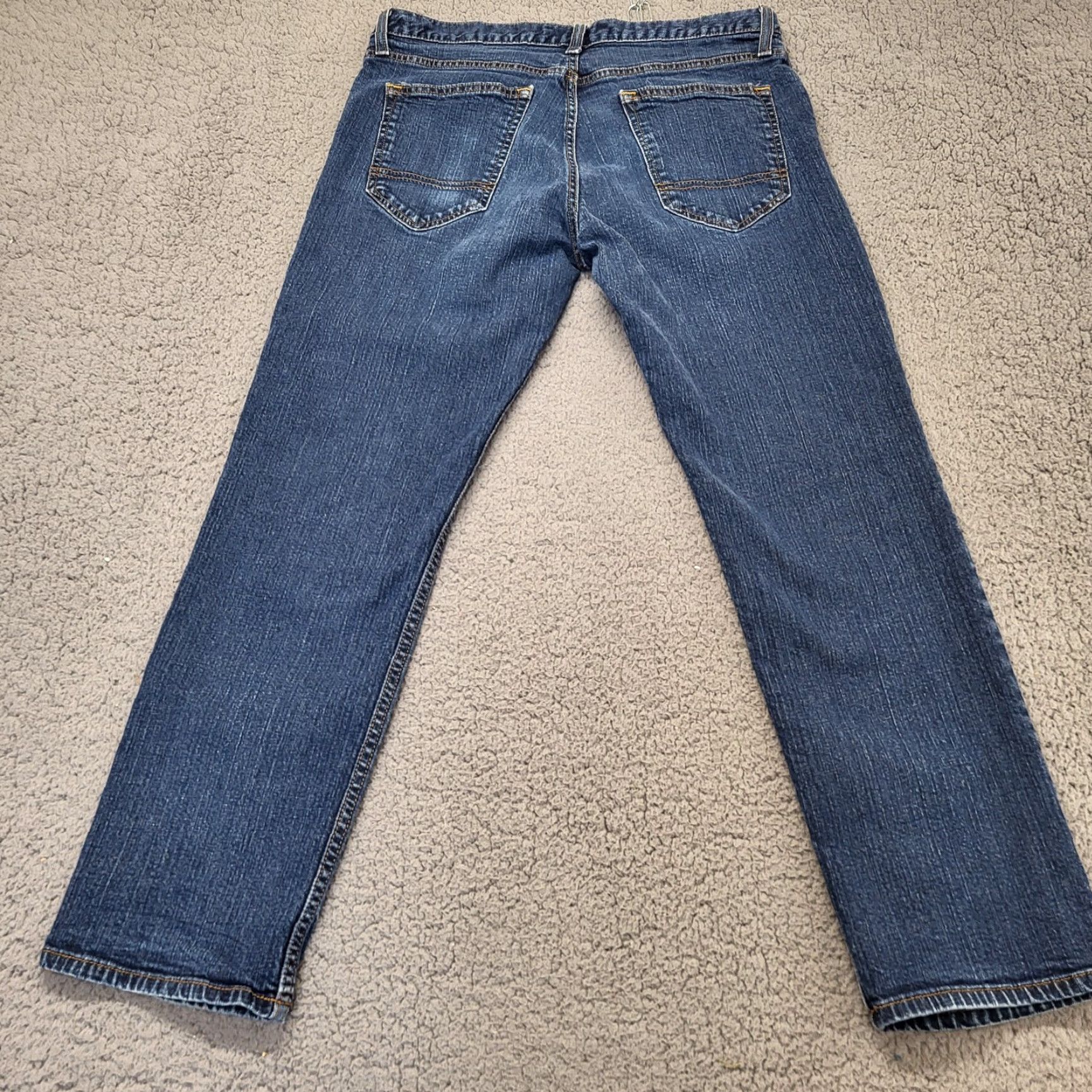 Vintage VINTAGE AriZona Jeans Men 34x29 Slim Straight Blue Denim Stretch 5-Pocket USA Seamed Belt Loops Modern Levi's 505 Style Size US 34 / EU 50 - 3 Thumbnail
