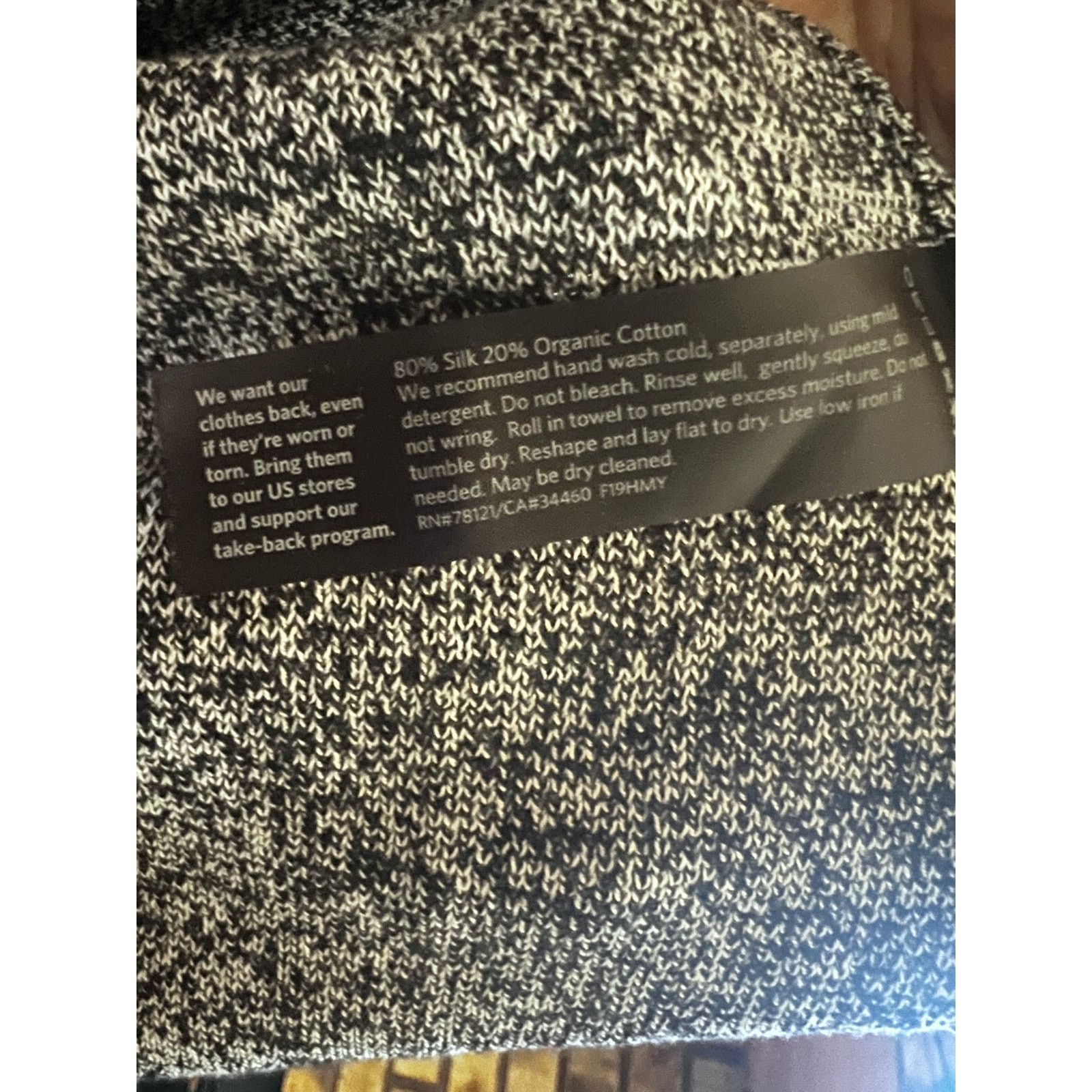 Eileen Fisher Eileen Fisher Silk Organic Cotton Gray Sweater S/P Small Size ONE SIZE - 8 Thumbnail