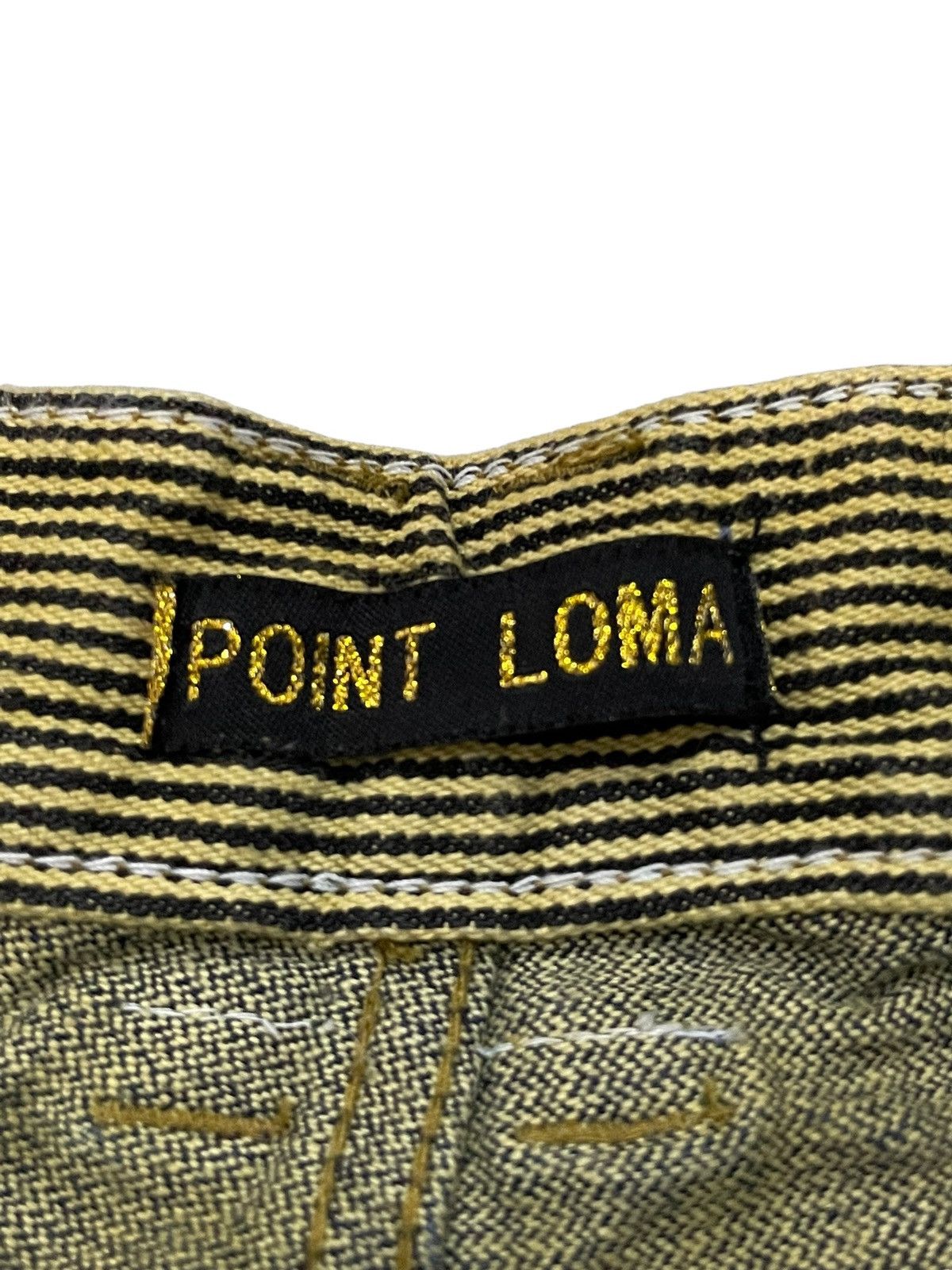 Point Loma Japan Patched Distressed Paint Splatter Jeans